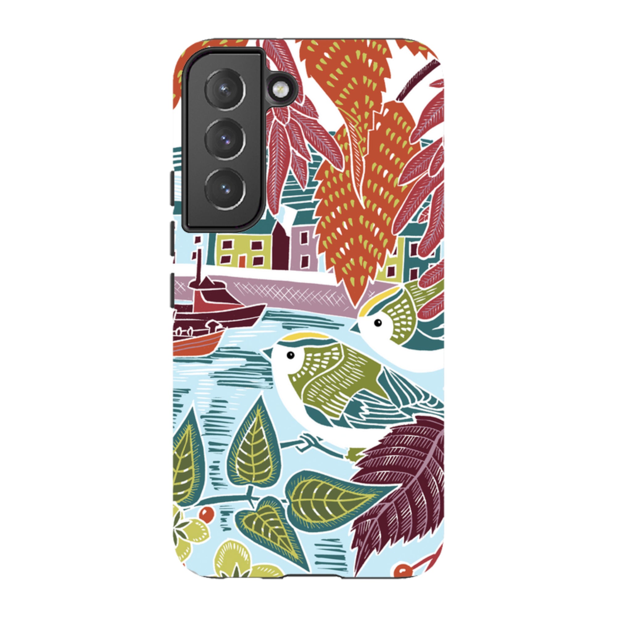 Samsung Tough  Case - Goldcrests Harbour By Kate heiss