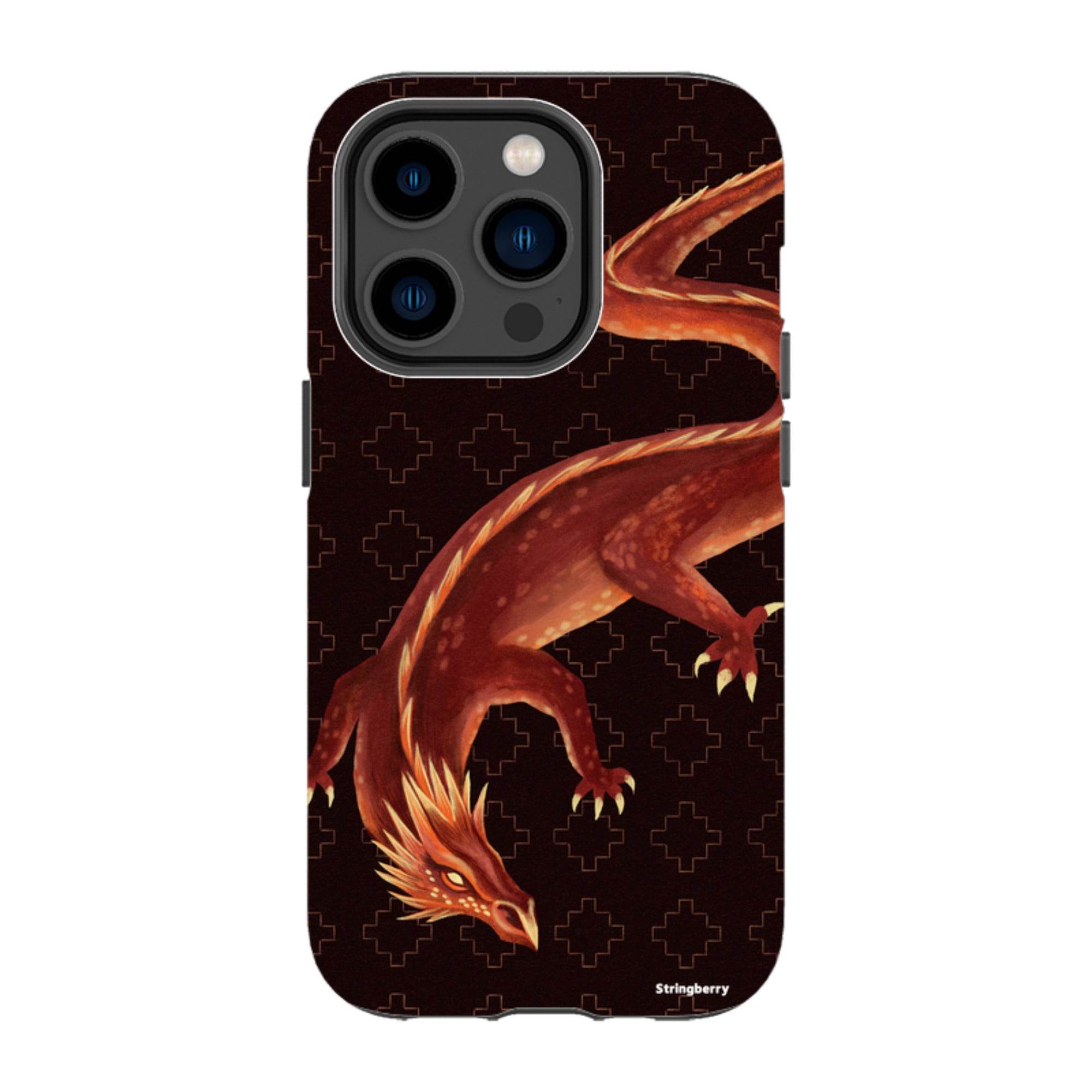 iPhone Tough Case - Beowulf Dragon By Anna Stead