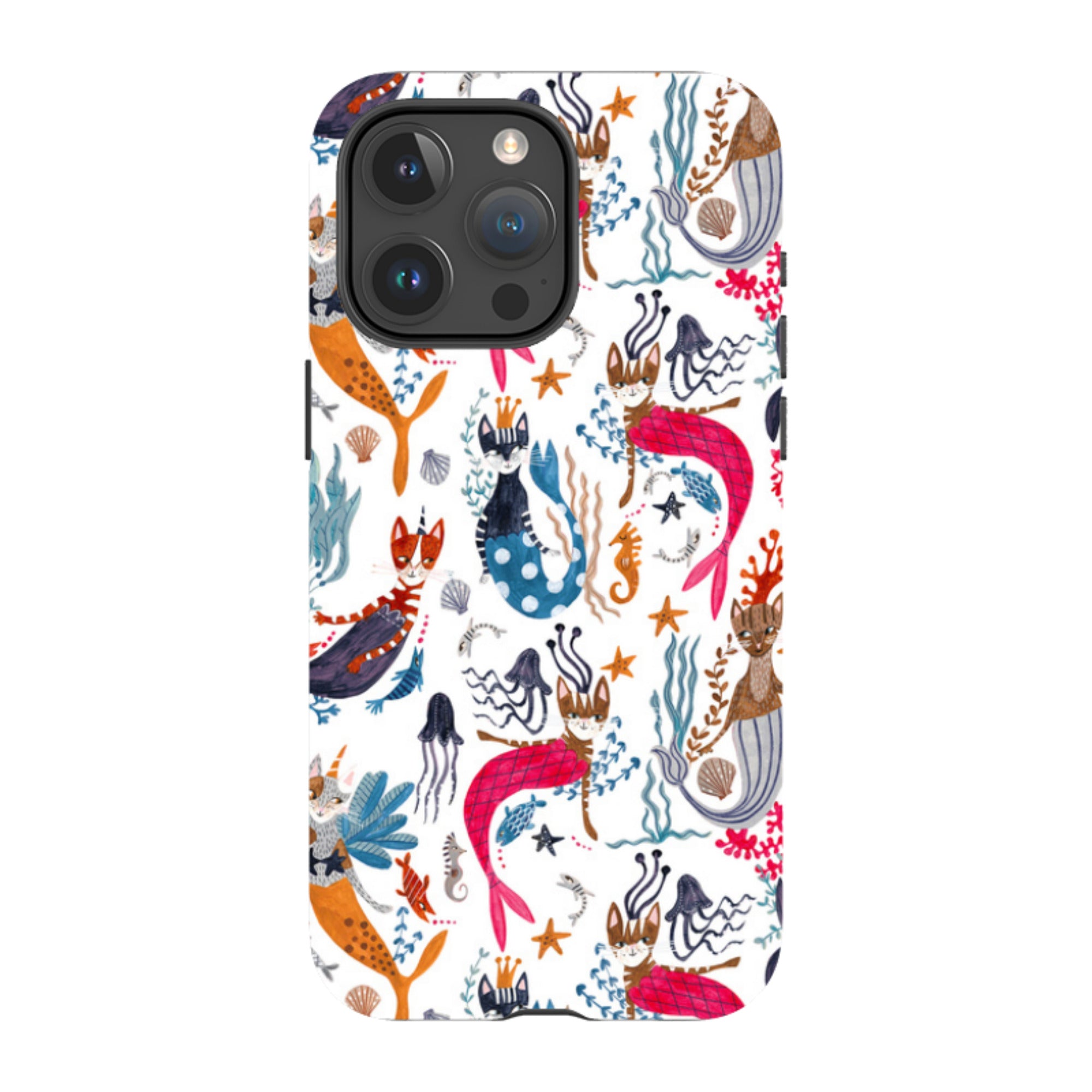 iPhone MagSafe Tough Case -  Cat-Fish By Caroline Bonne Muller
