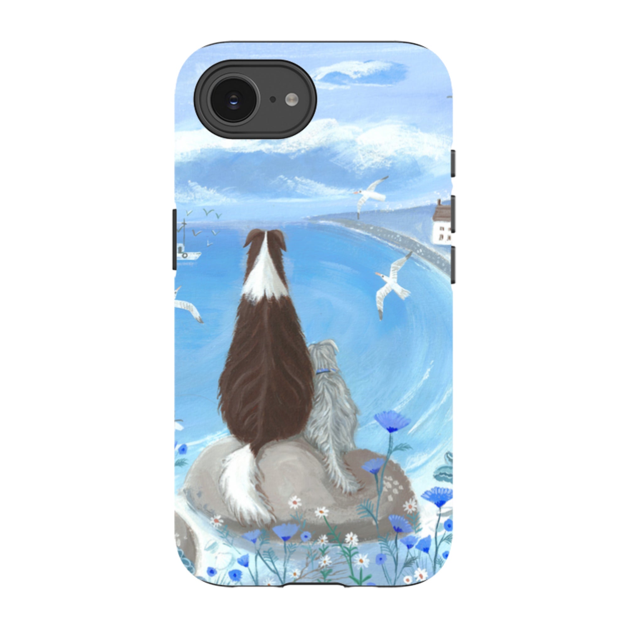 iPhone Tough Case - Beach Dog By Mary Stubberfield