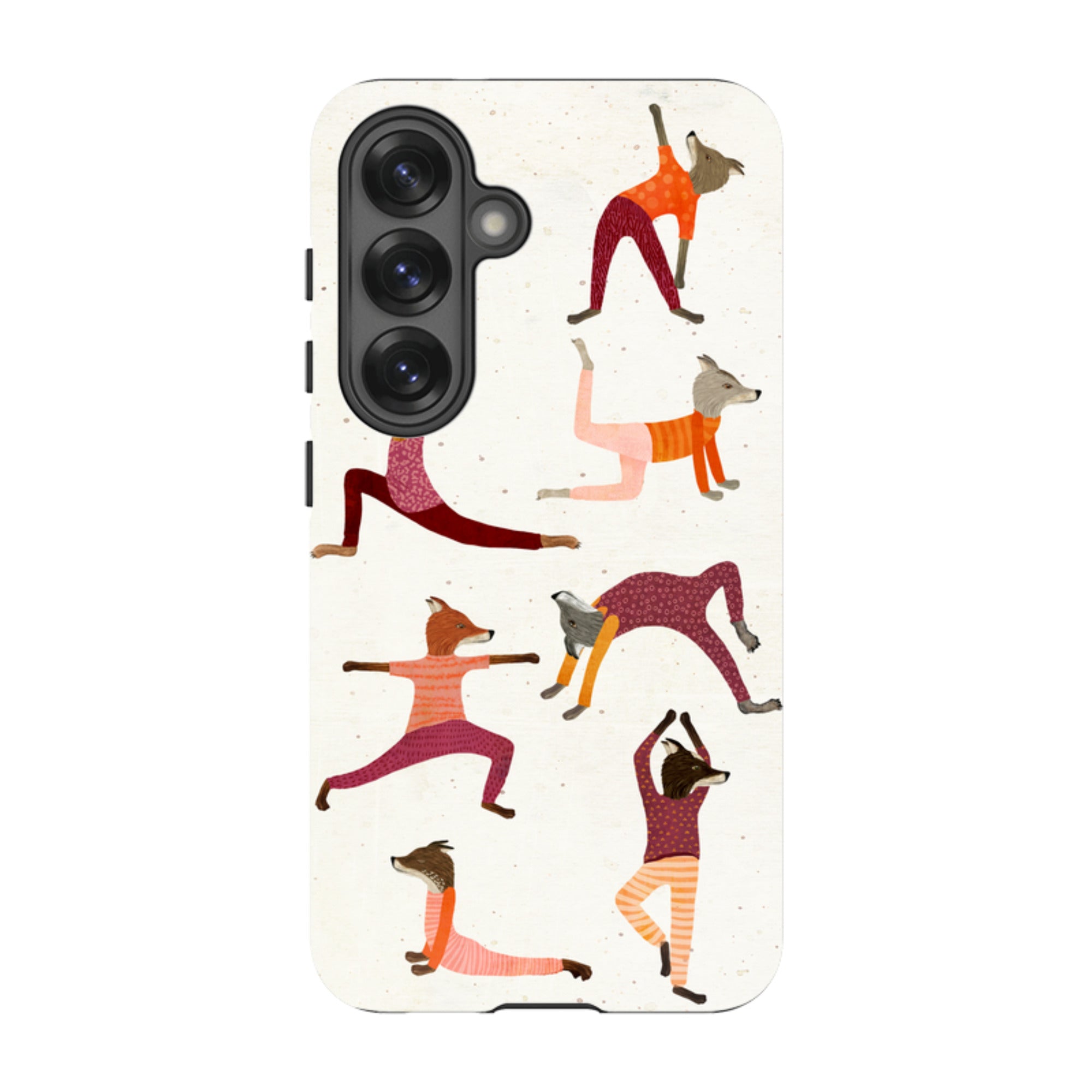 Samsung Tough Case - Fox Yoga By Katherine Quinn