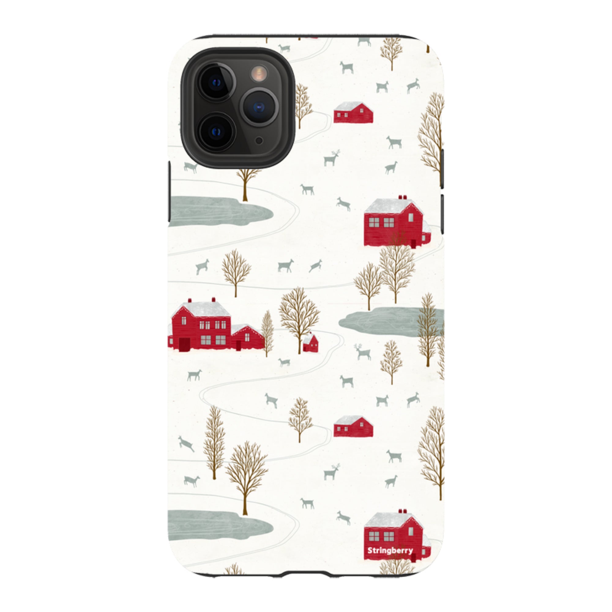 iPhone Tough Case - Winter Landscape II By Katherine Quinn