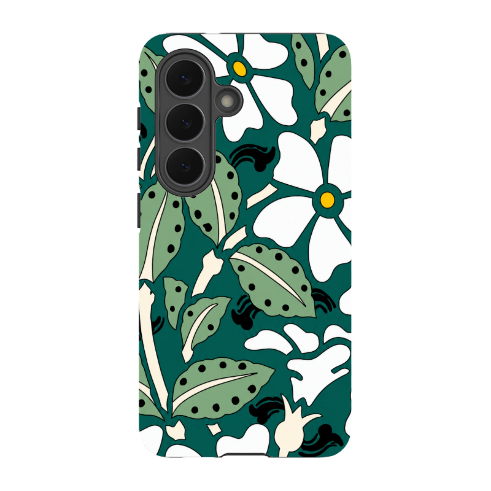 Samsung Tough Case - Vintage Woodblock Print