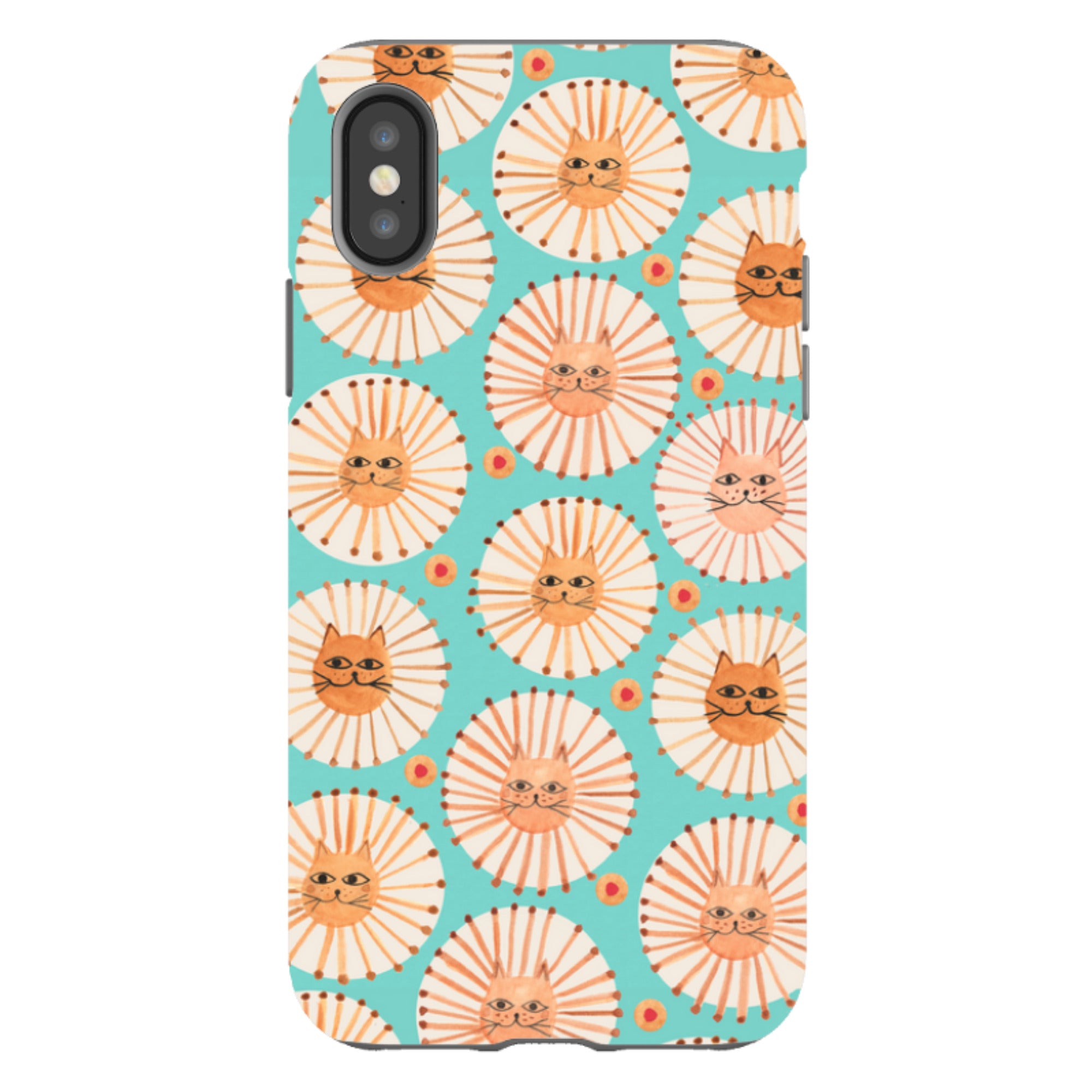 iPhone Tough Case - Wild Cats By Gabriela Larios