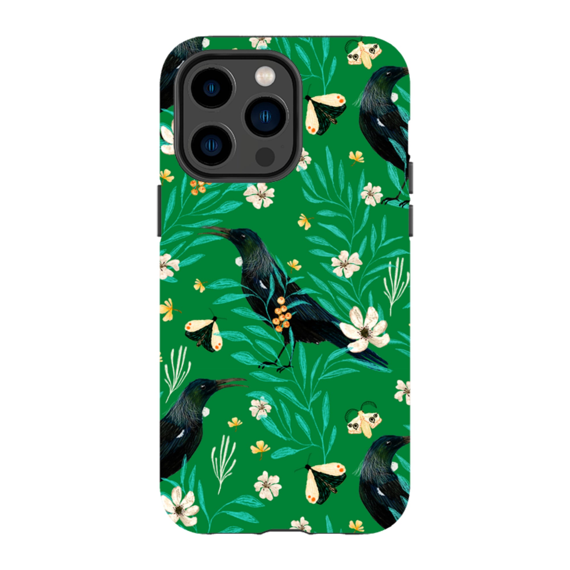 iPhone Tough Case - Tui Green By Katherine Quinn