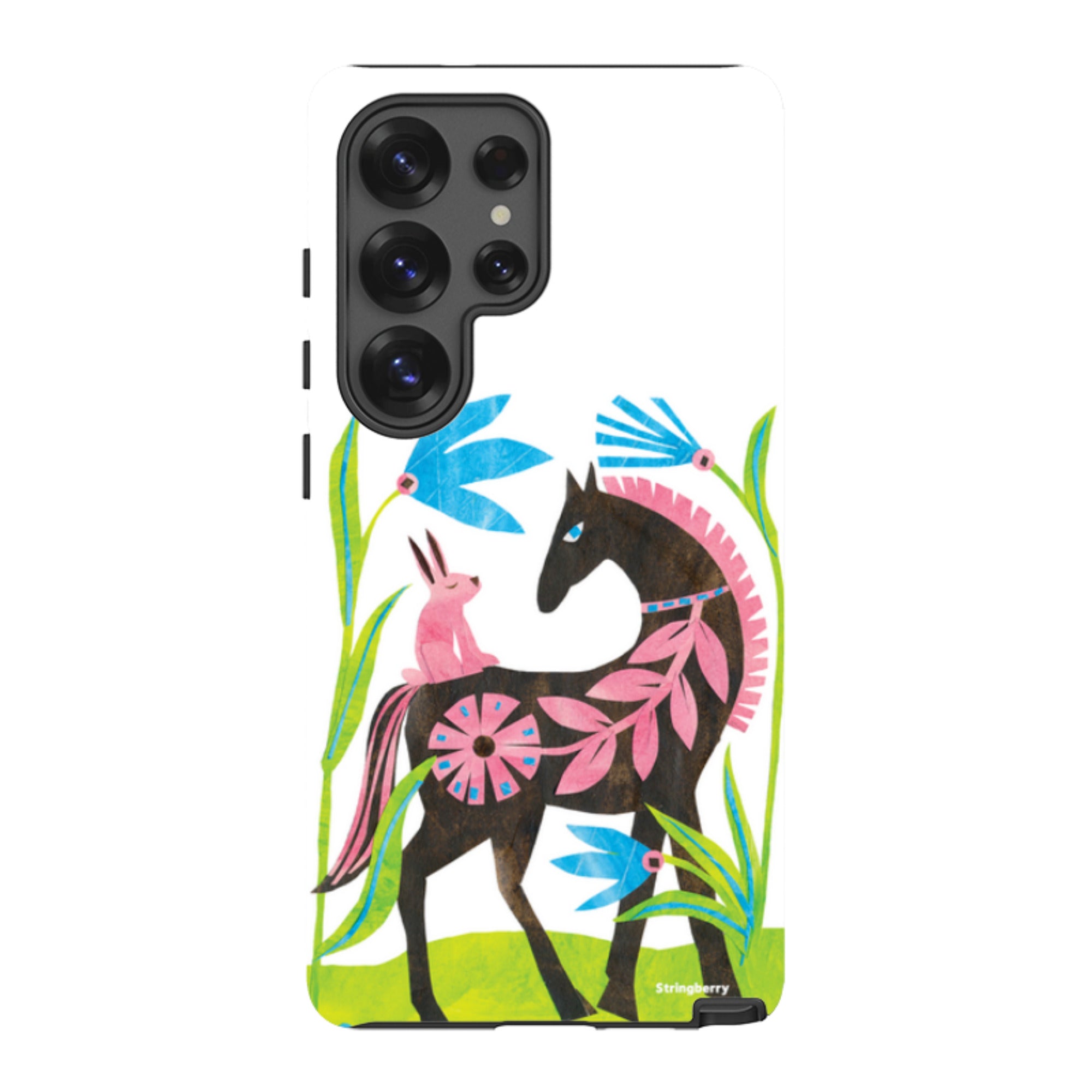 Samsung Tough Case - Folk Horse And Bunny By Tracey English