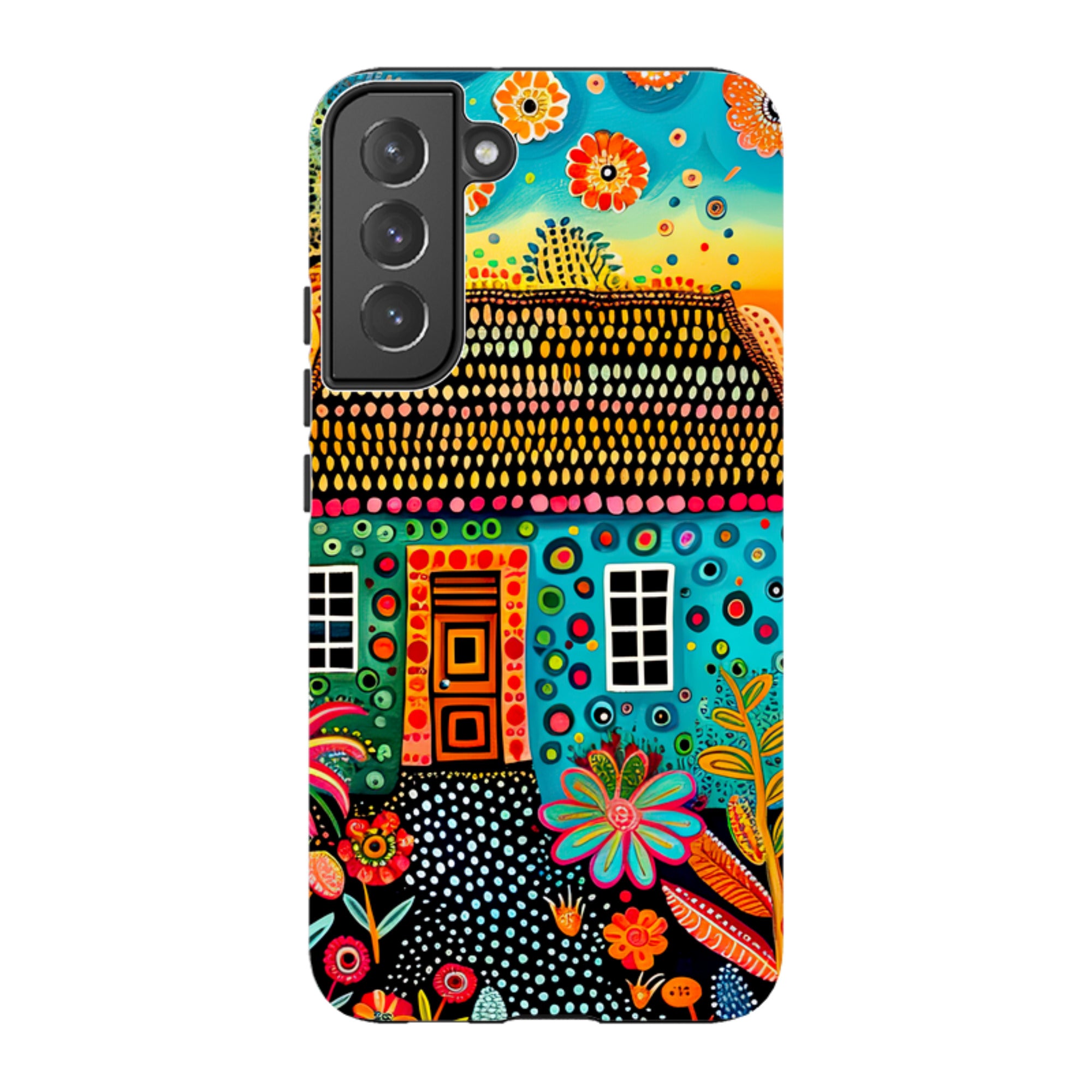 Samsung Tough Case - Folk Art House VII