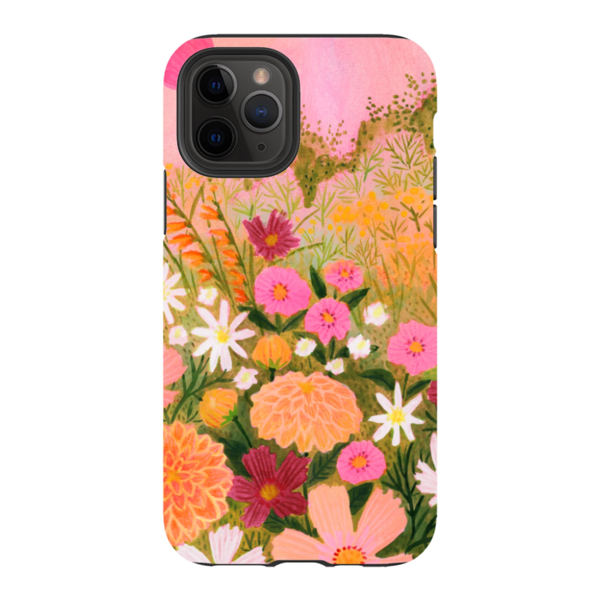 iPhone Tough Case - Flower Farm Sunset By Lee Foster Wilson