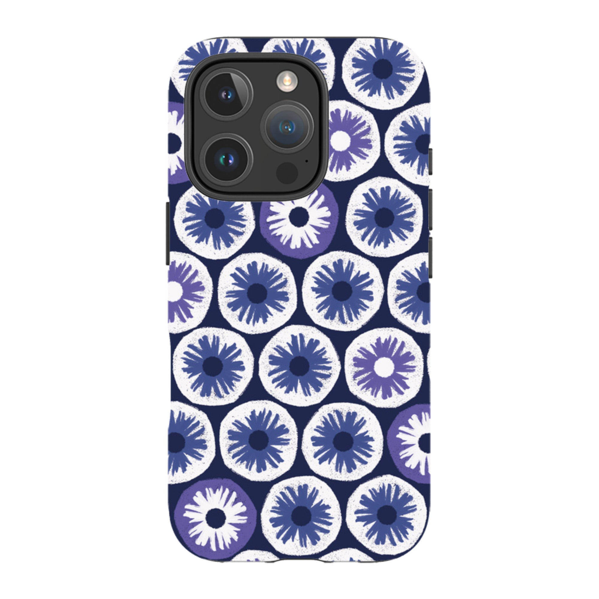 iPhone MagSafe Tough Case -  Penny Flowers Blue By Ali Brookes