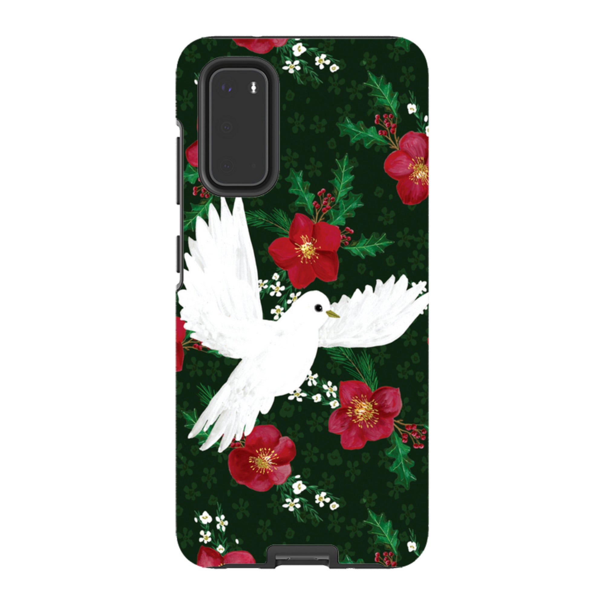 Samsung Tough Case - Dove and Floral By Abby Jacobs