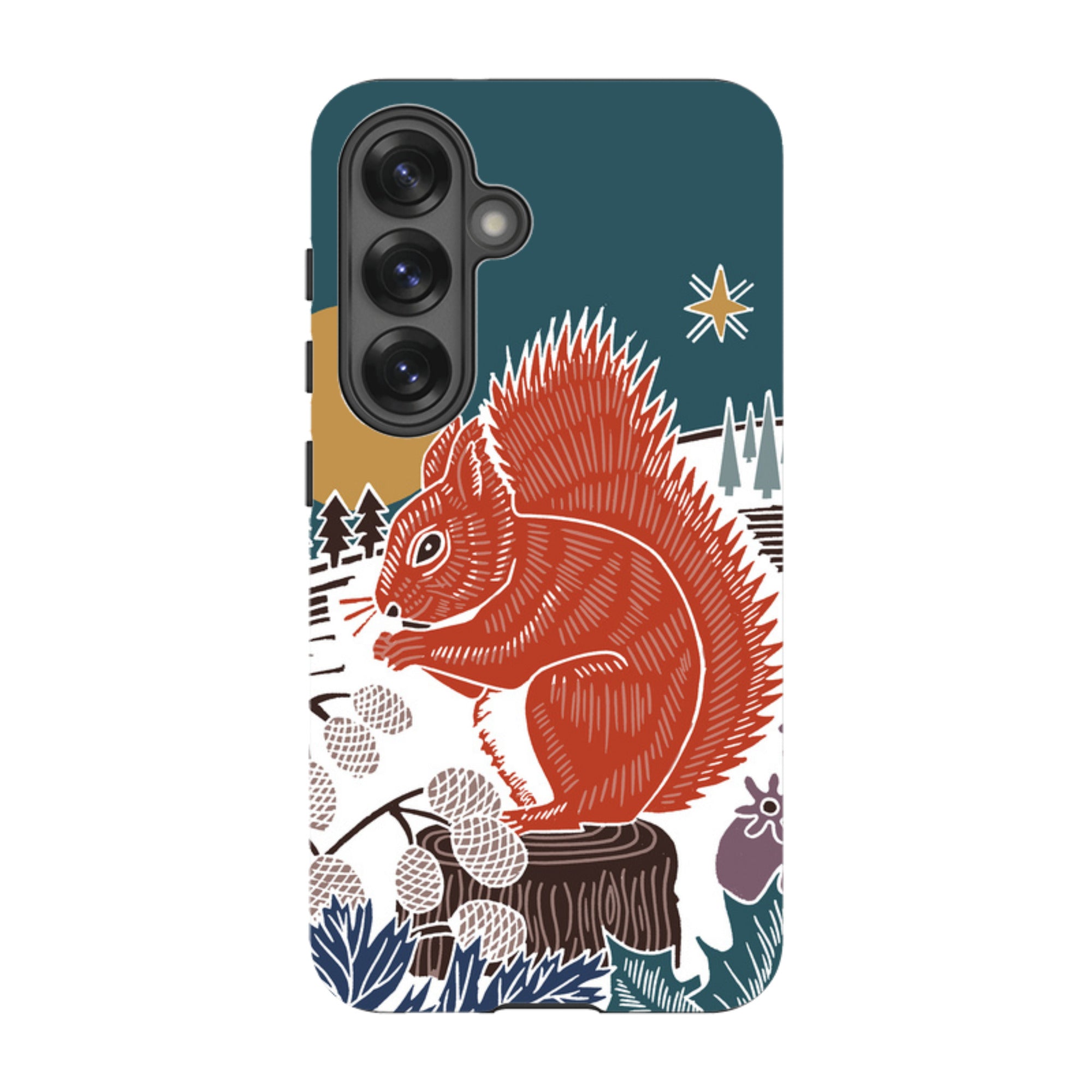 Samsung Tough Case - Winter Squirrel By Kate Heiss