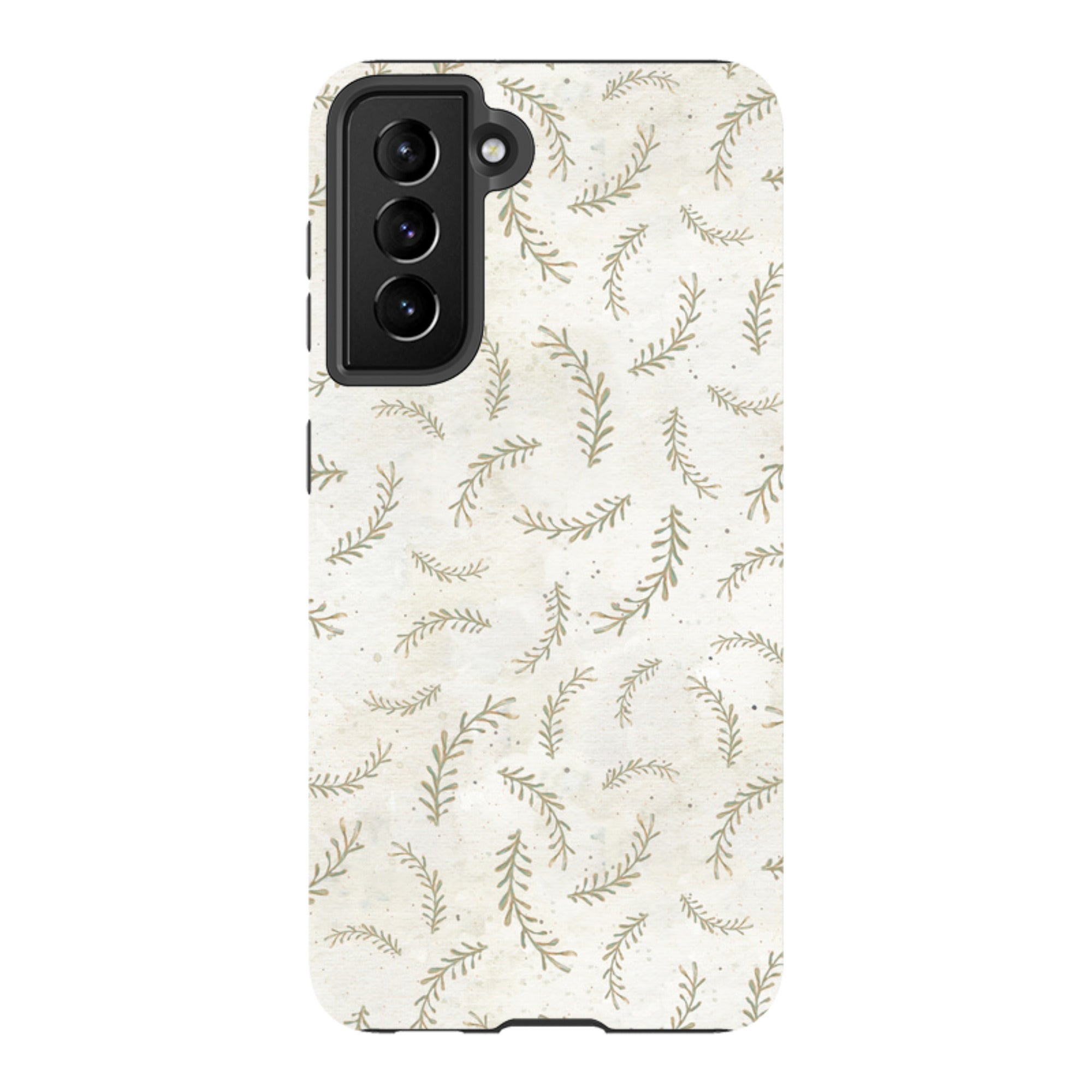 Samsung Tough Case - Feathers Grey By Katherine Quinn