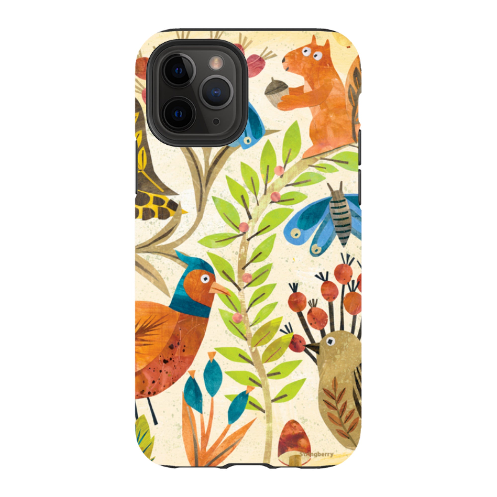 iPhone Tough Case - Woodland Friends By Tracey English