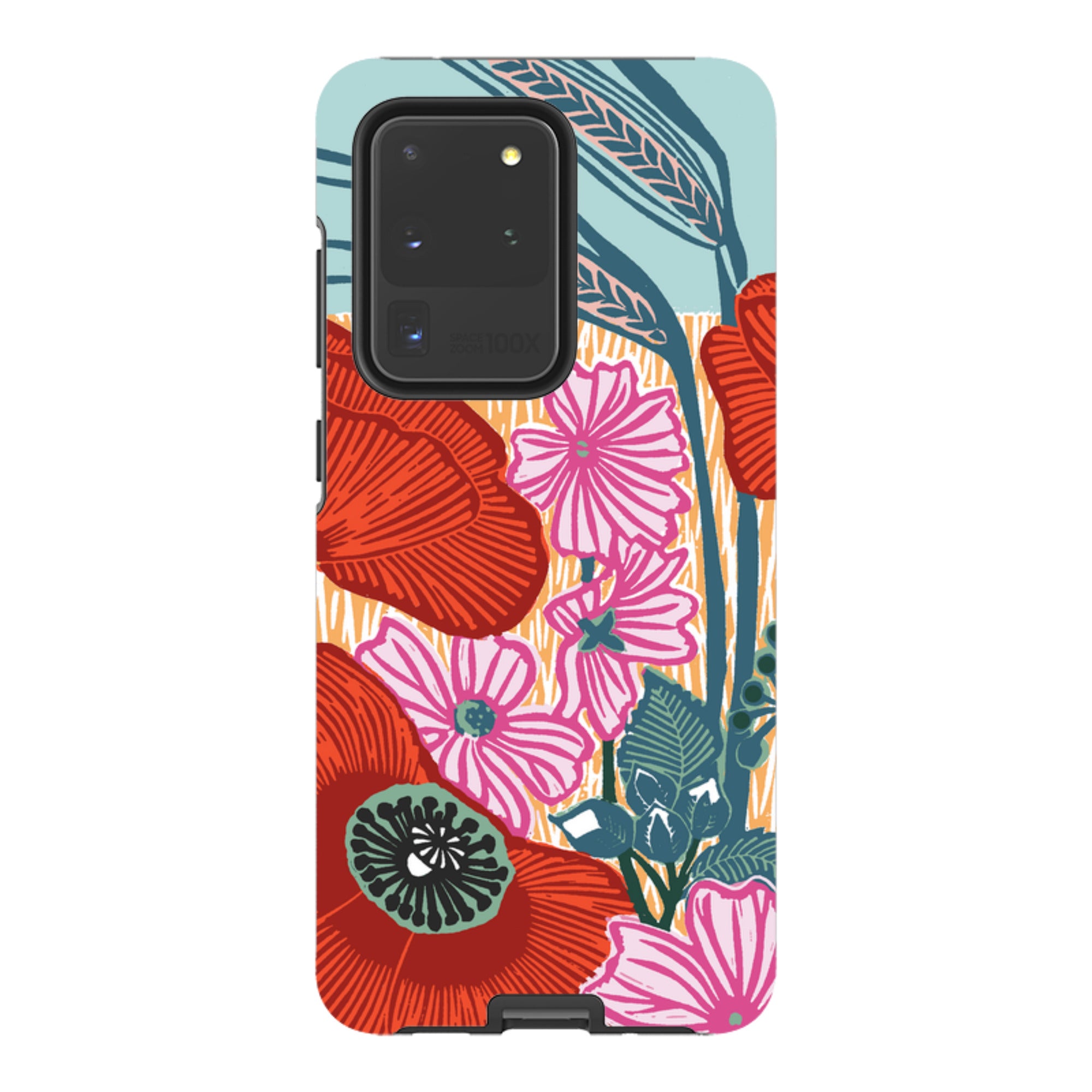 Samsung Tough Case - Wild Poppies By Kate Heiss