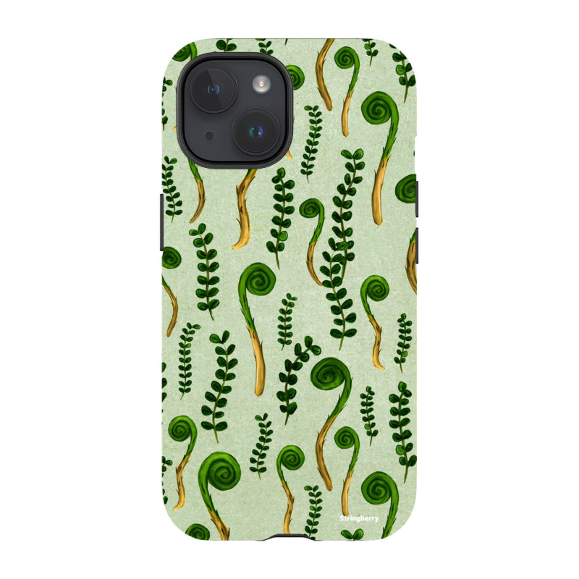 iPhone MagSafe Tough Case - Fern Fronds By Katherine Quinn