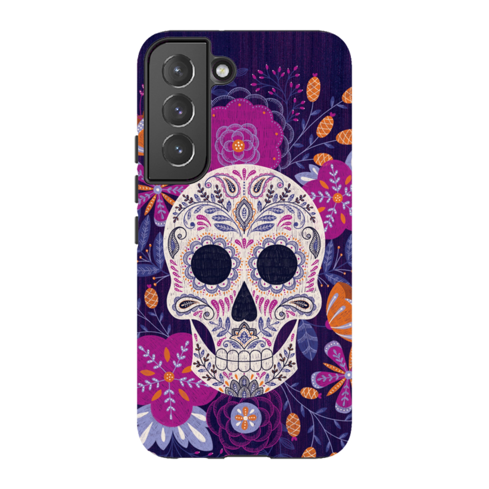 Samsung Tough Case - Sugar Skull By Jenny Zemanek