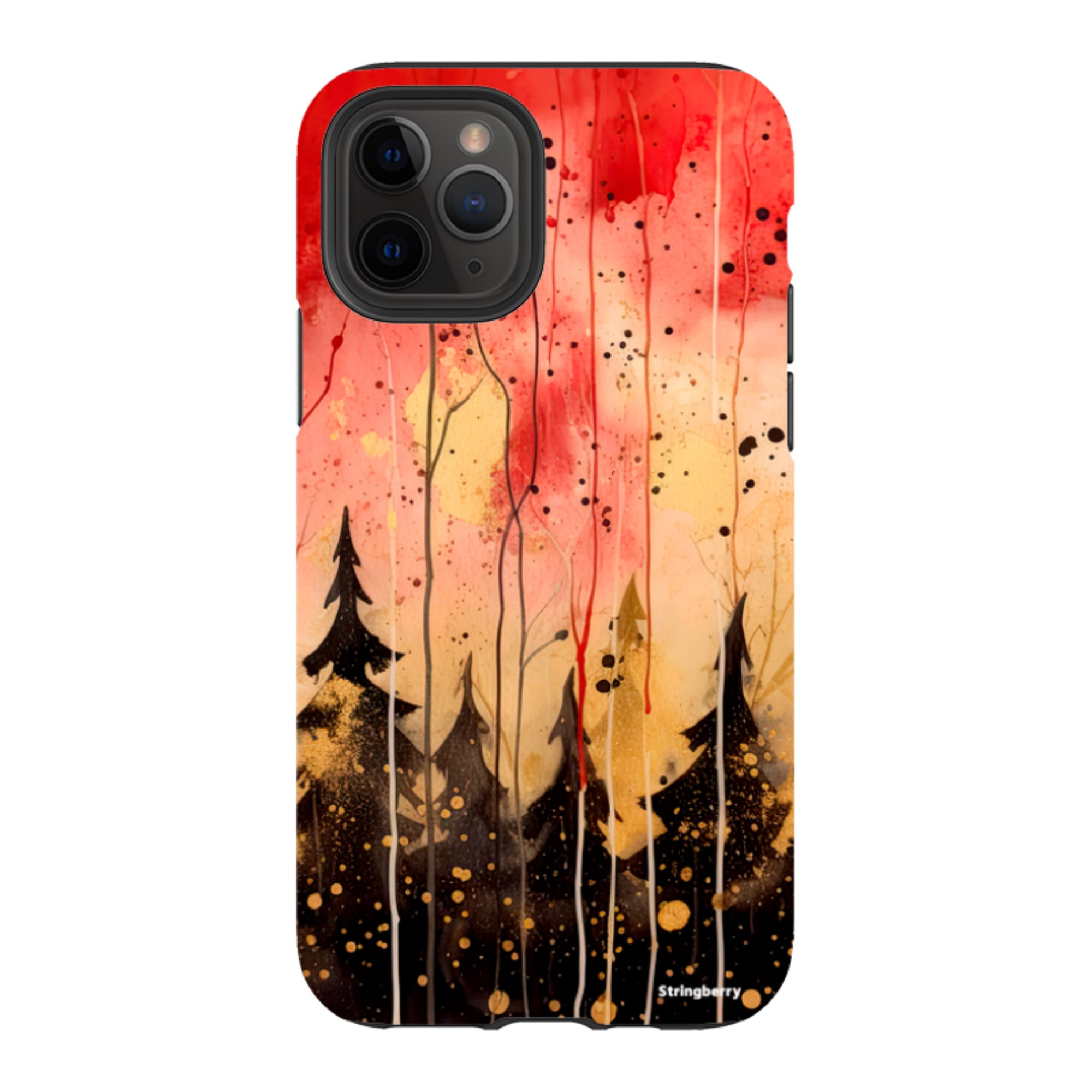 iPhone Tough Case - Watercolour Winter Forest