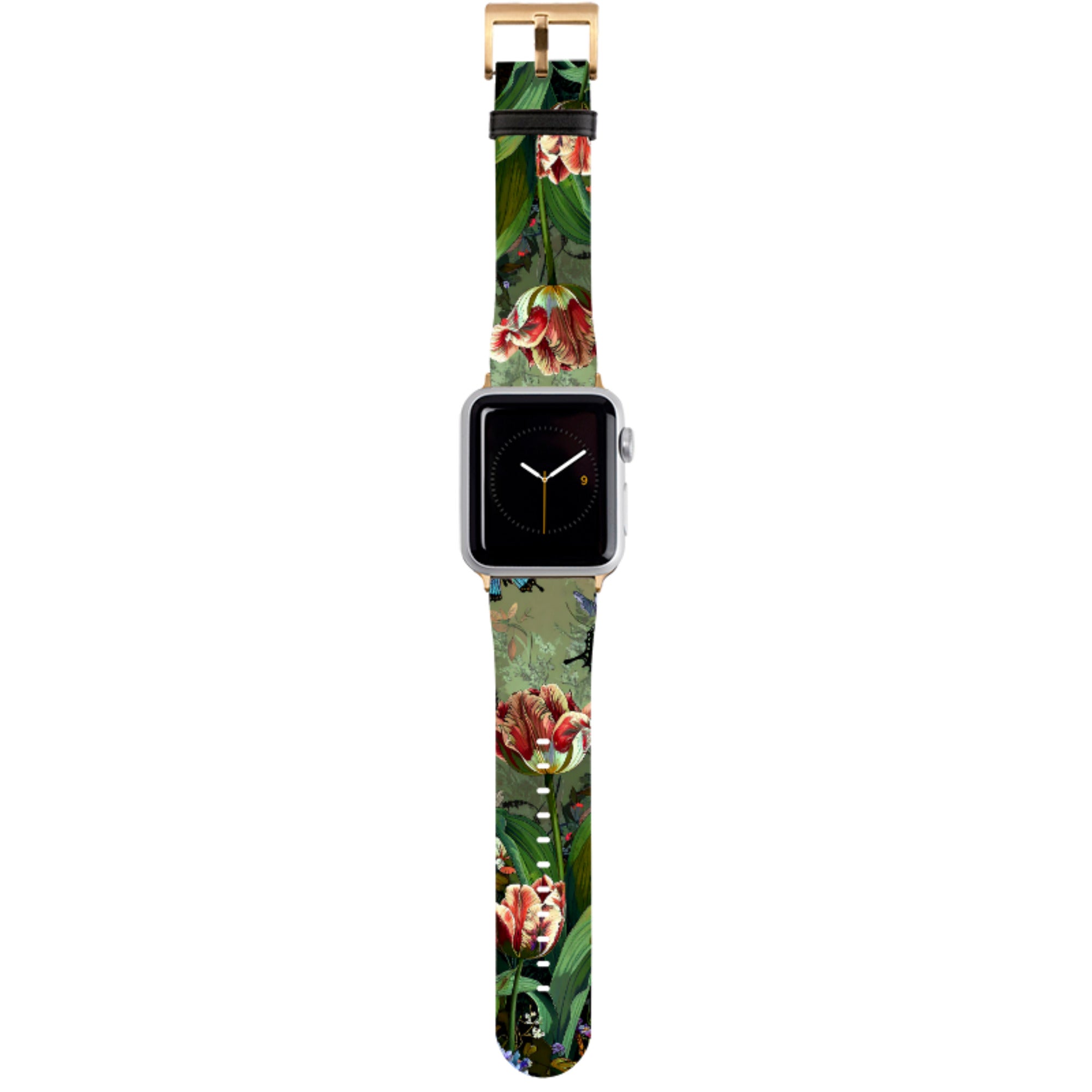 Green Vyne Butterflies Apple Watch Strap