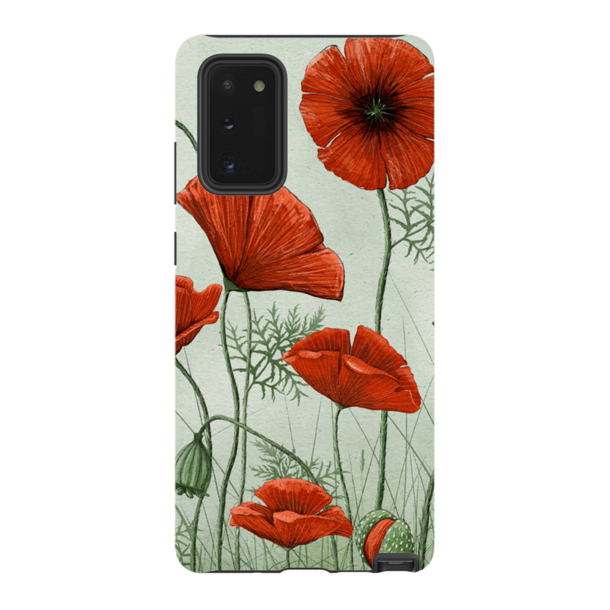 Samsung Tough  Case - Poppies By Maja Lindberg