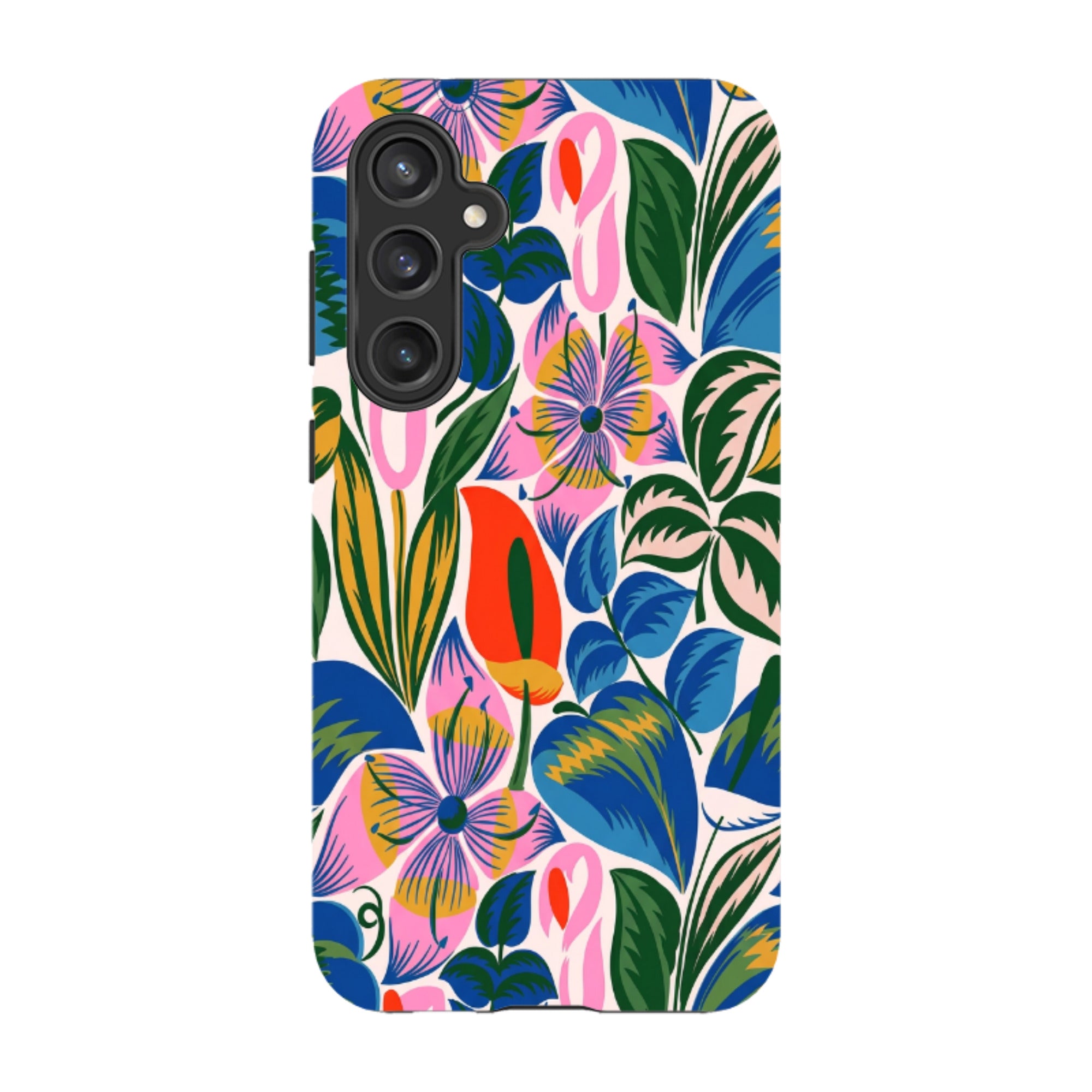 Samsung Tough Case - Retro Tropical Floral