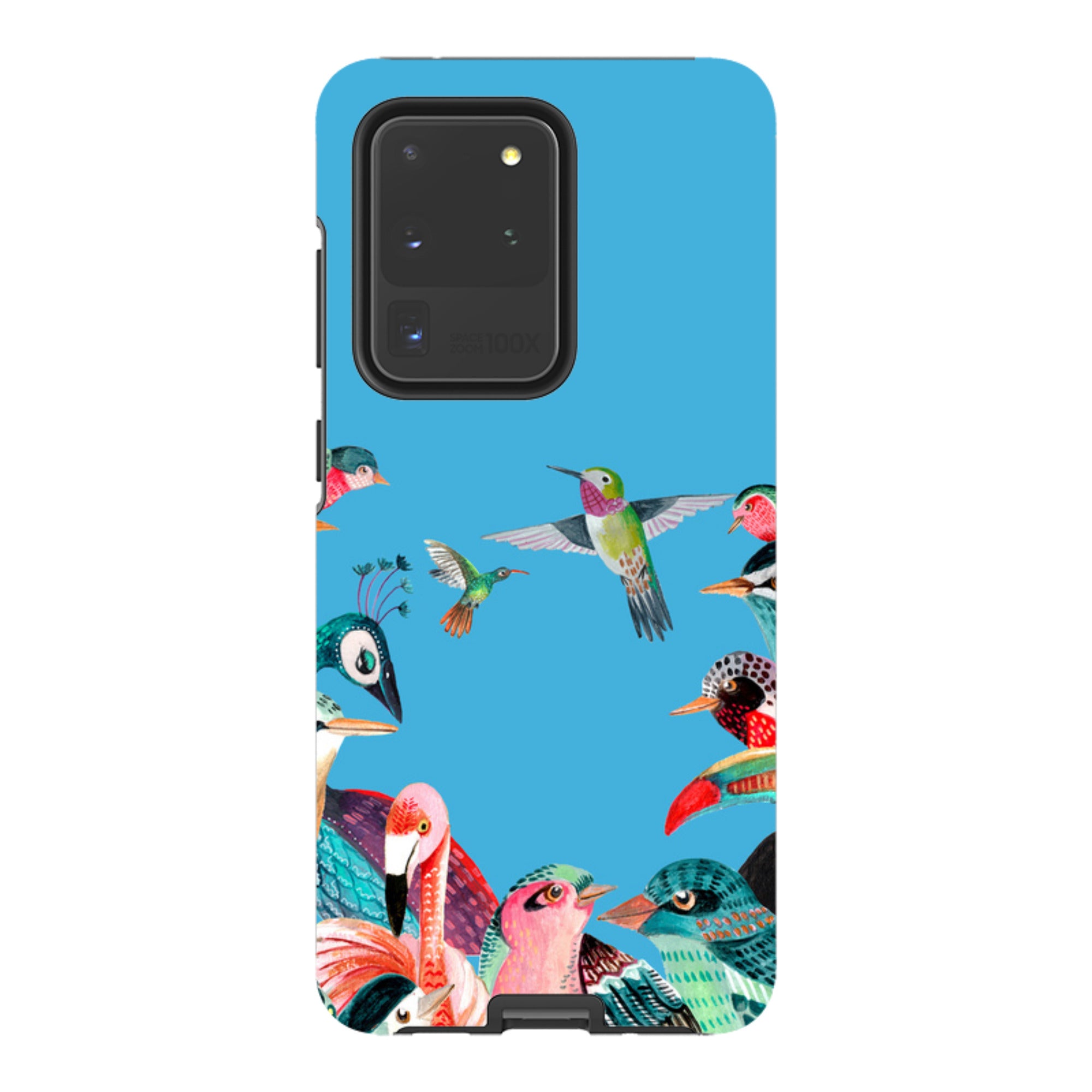 Samsung Tough Case - Blue Birds By Caroline Bonne Muller