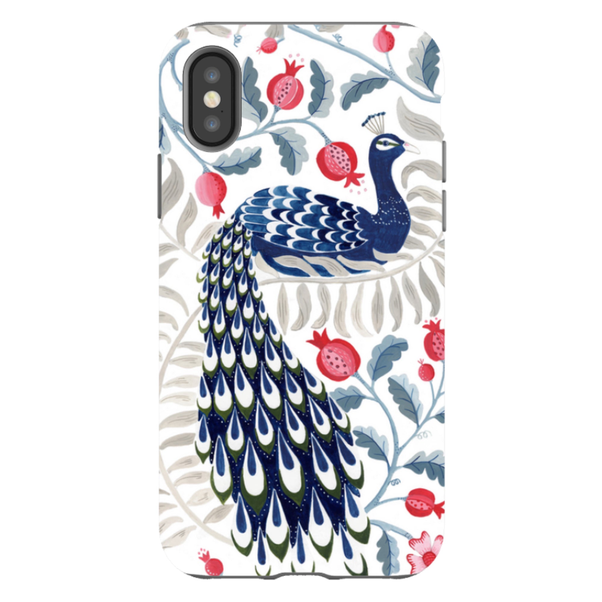 iPhone Tough Case - Peacock By Bex Parkin