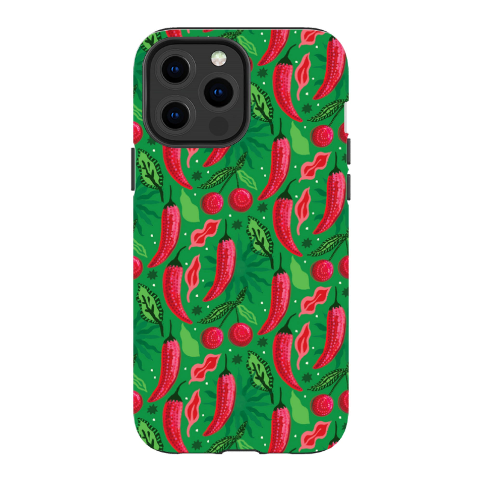 iPhone Tough Case - Chilli Cherry By Emma Frances Grant