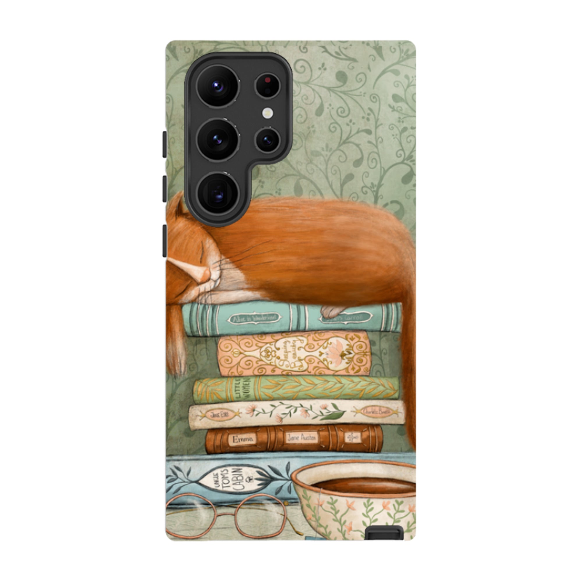 Samsung Tough Case - Cats and Books By Maja Lindberg