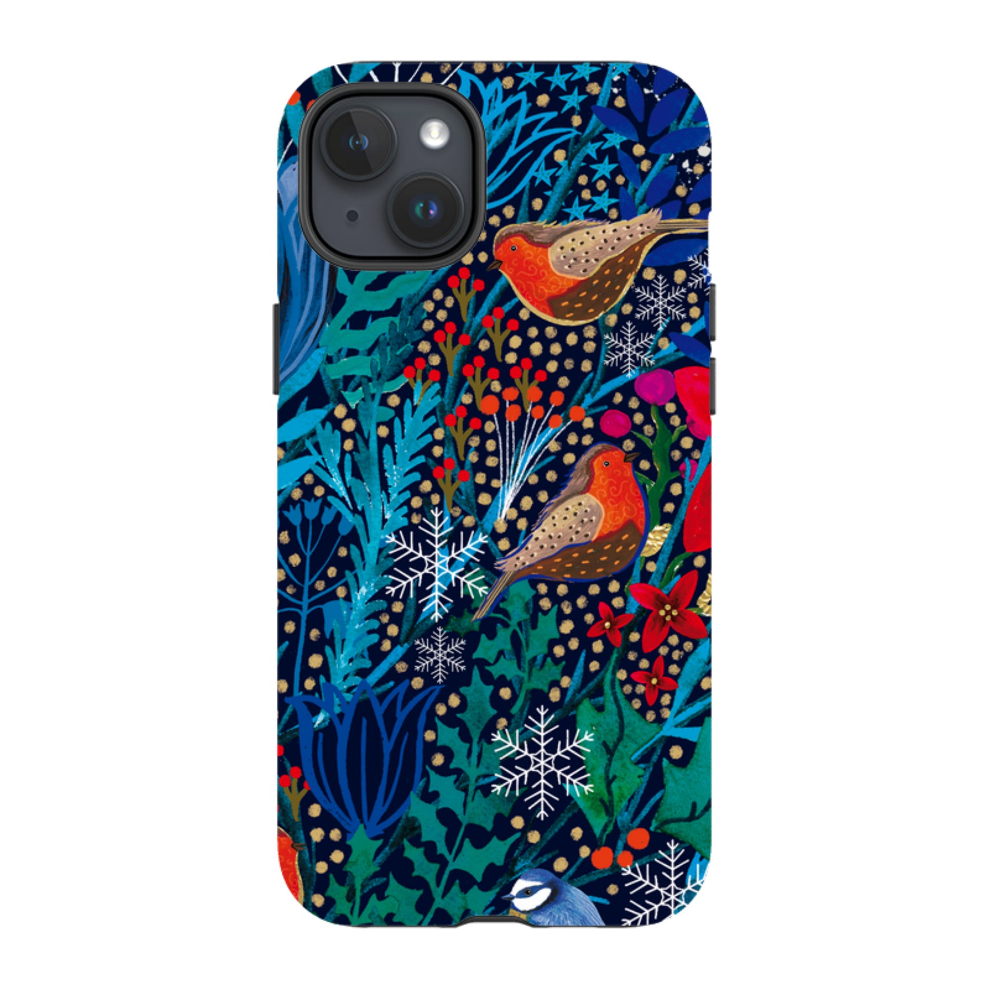 iPhone Tough Case - Xmas Robin III By Emma Frances Grant