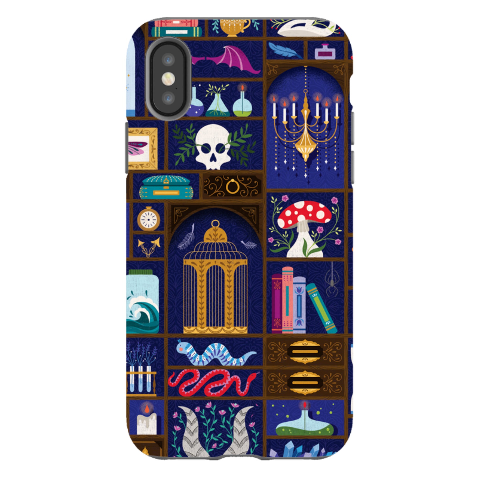 iPhone Tough Case - Cabinet Of Curiosities By Jenny Zemanek