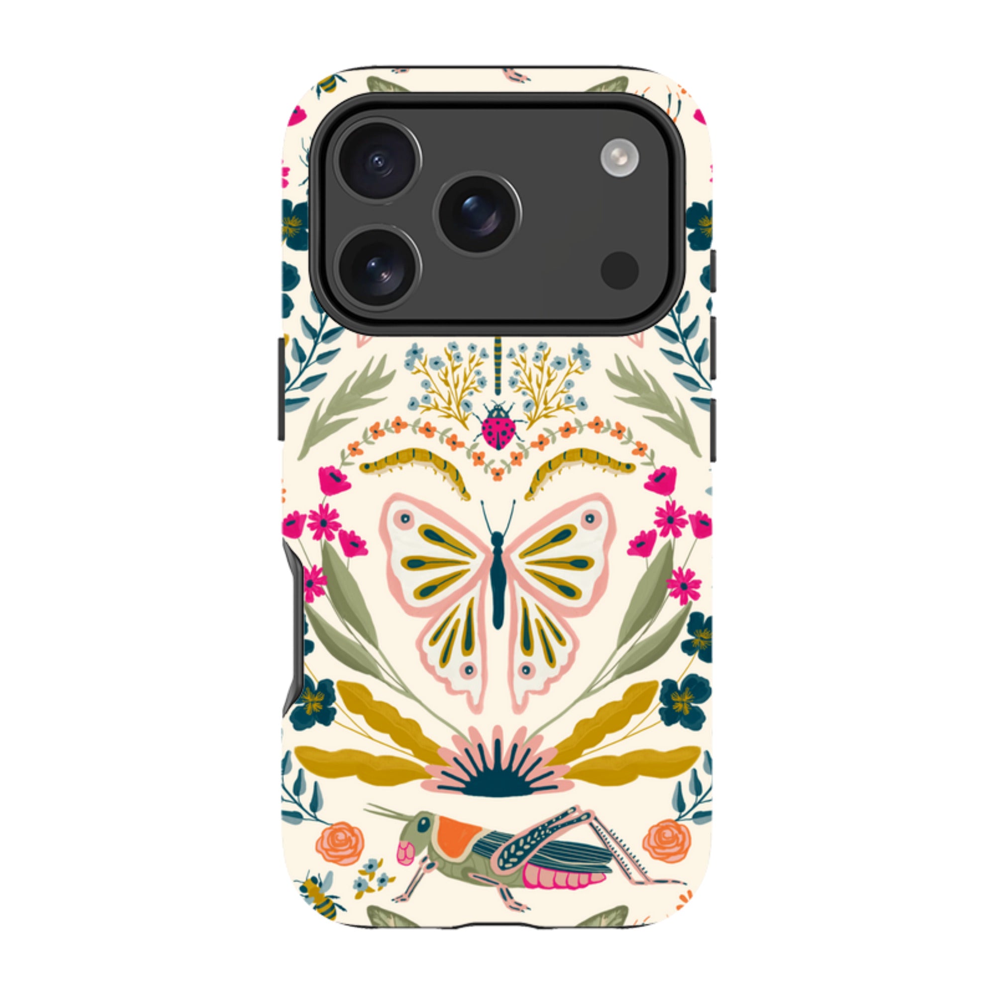 iPhone MagSafe Tough Case - Butterfly Floral By Abby Jacobs