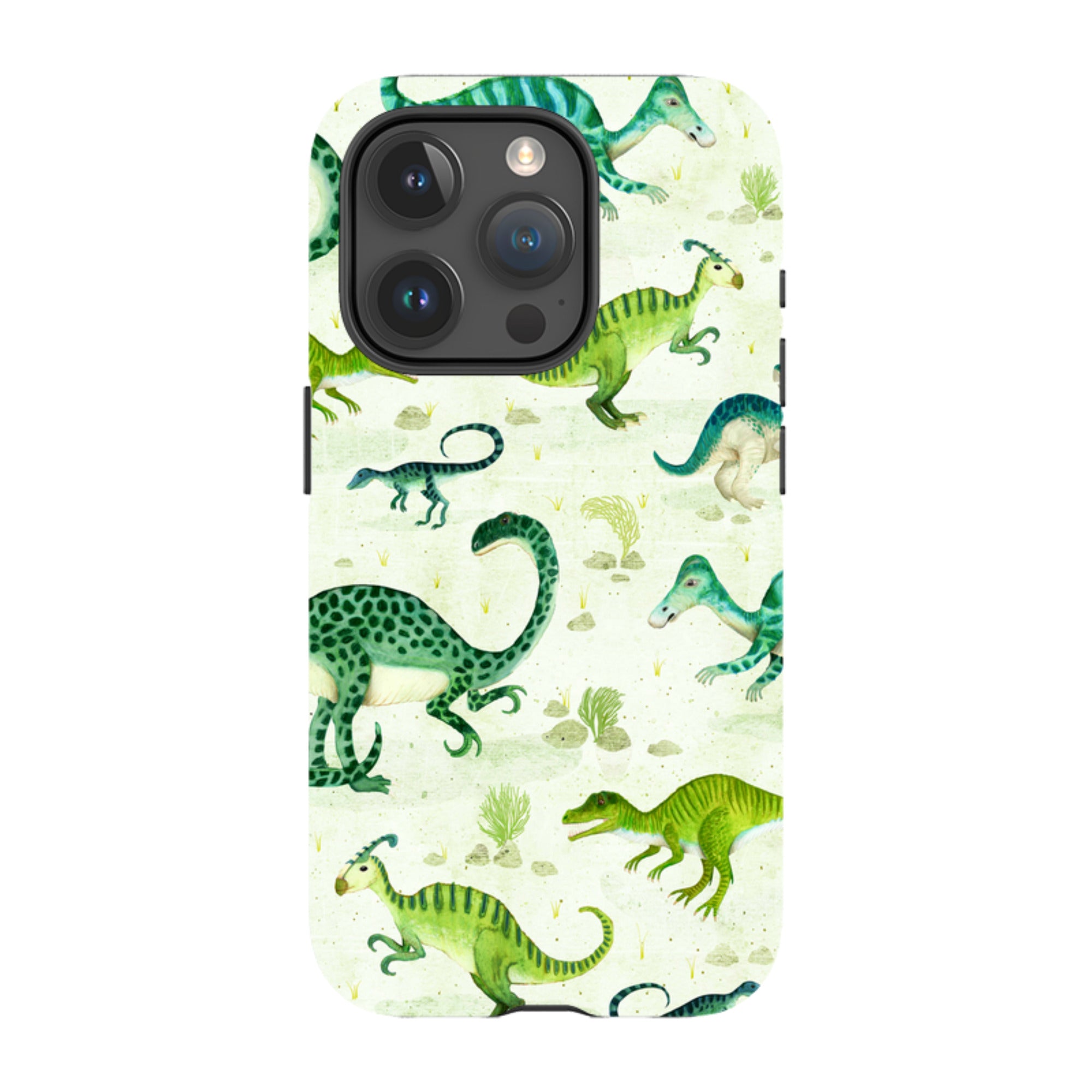 iPhone Tough Case - Dinoland By Katherine Quinn