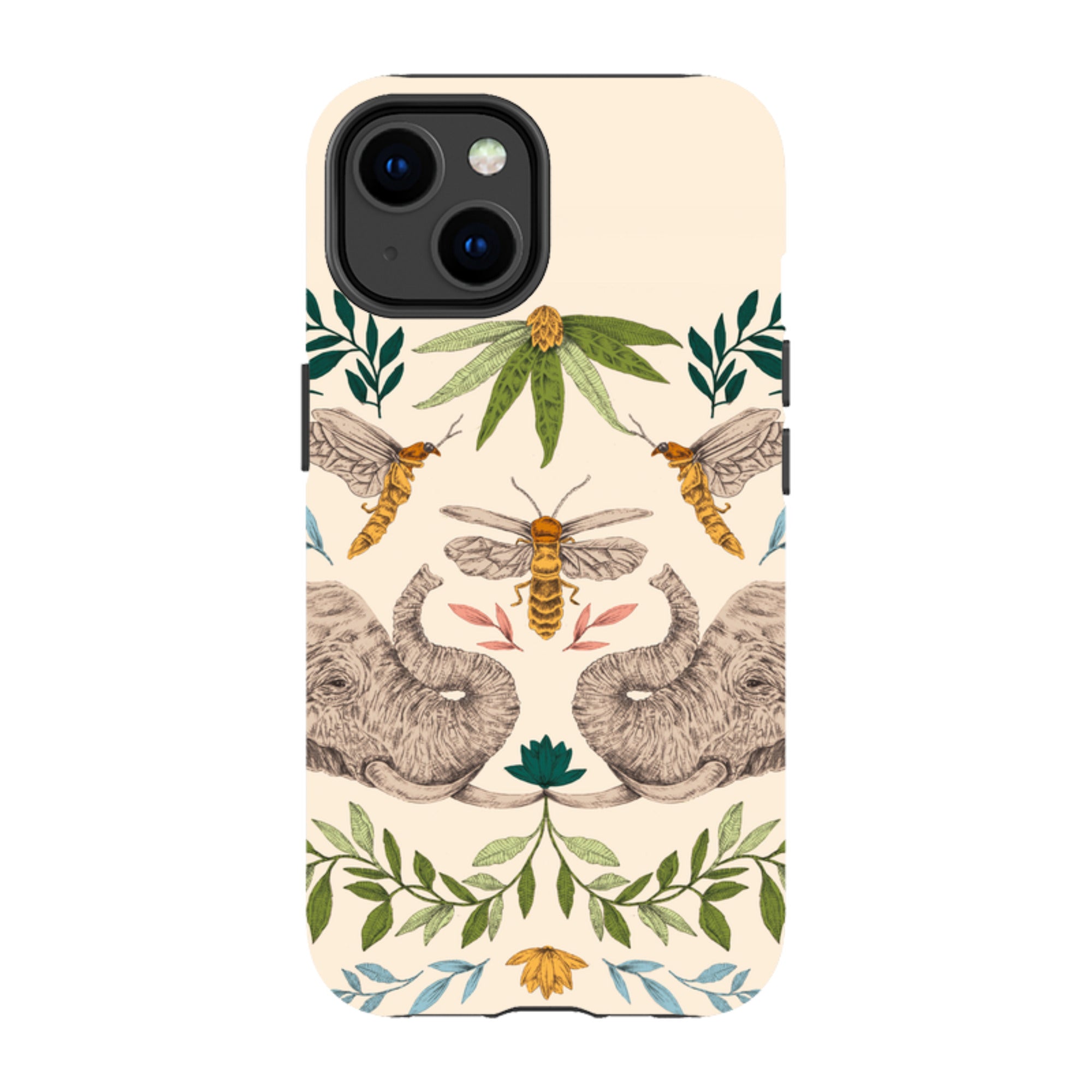 iPhone MagSafe Tough Case -  Elephant Firefly By Jade Mosinski