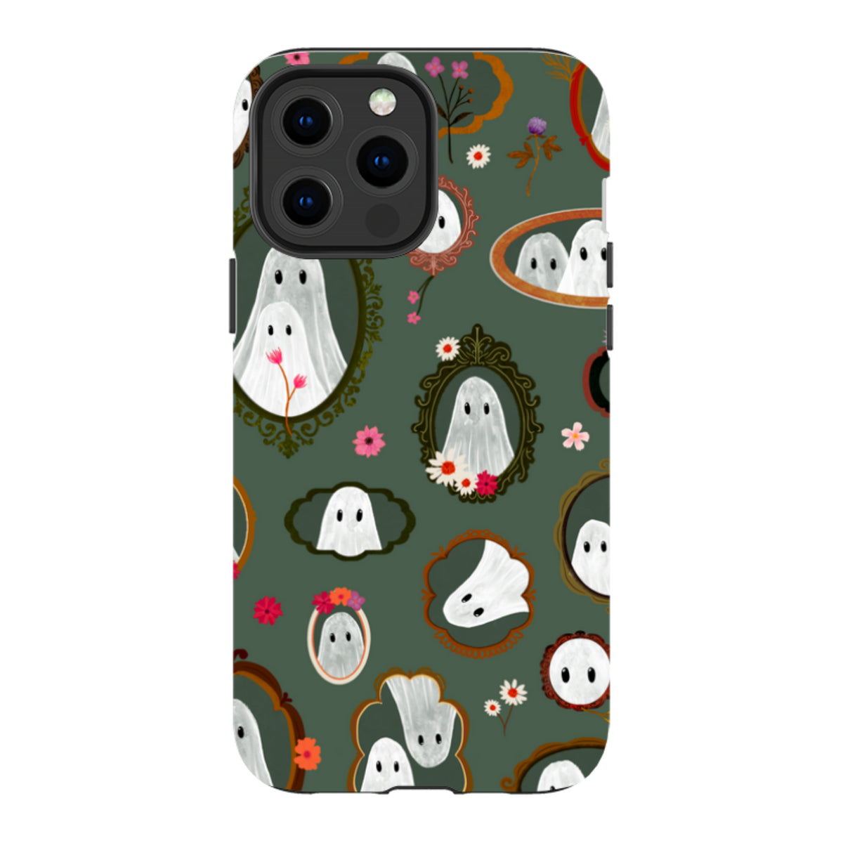 iPhone Tough Case - Framed Ghosts - Pine By Katherine Quinn