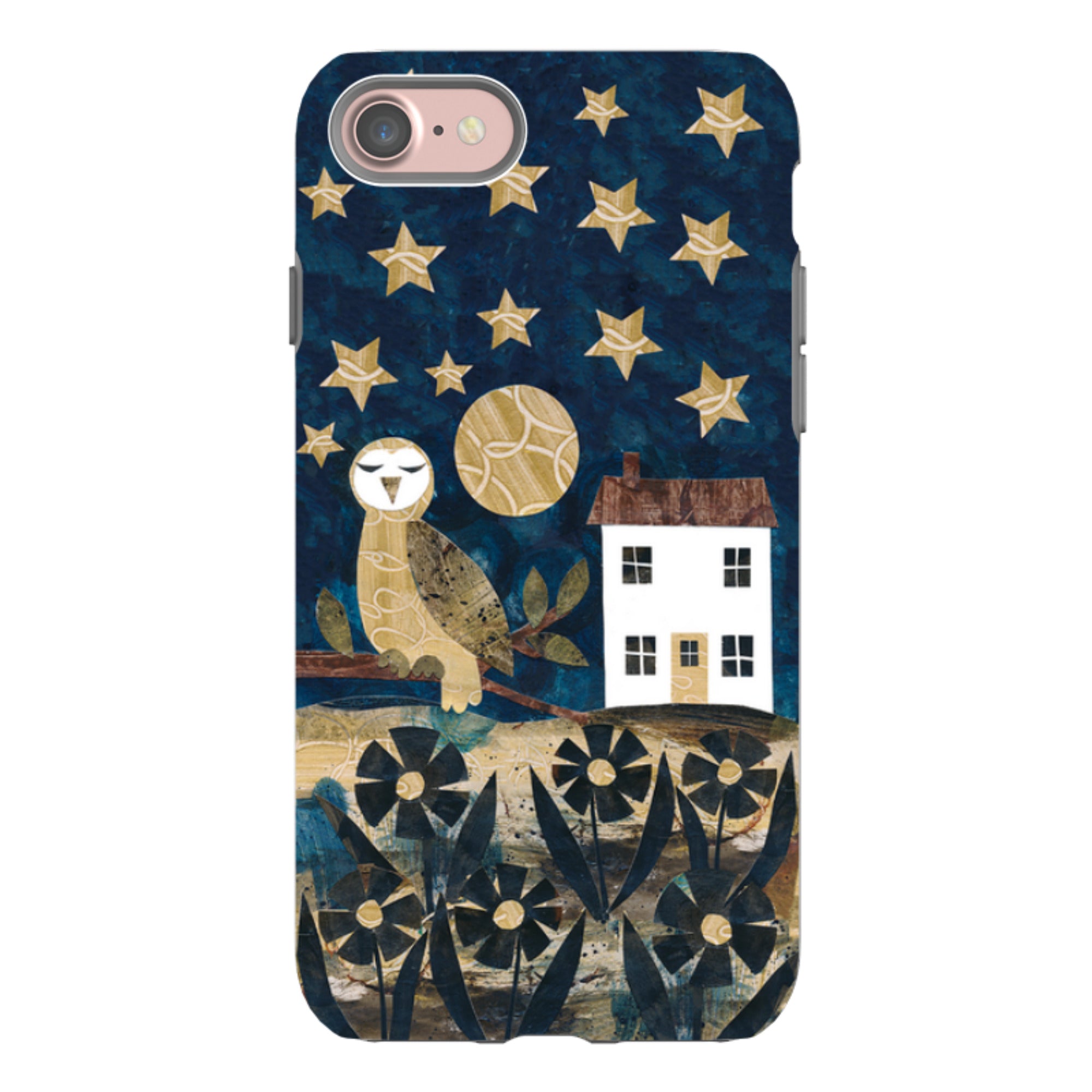 iPhone Tough Case - Night Watch Owl By Tracey English