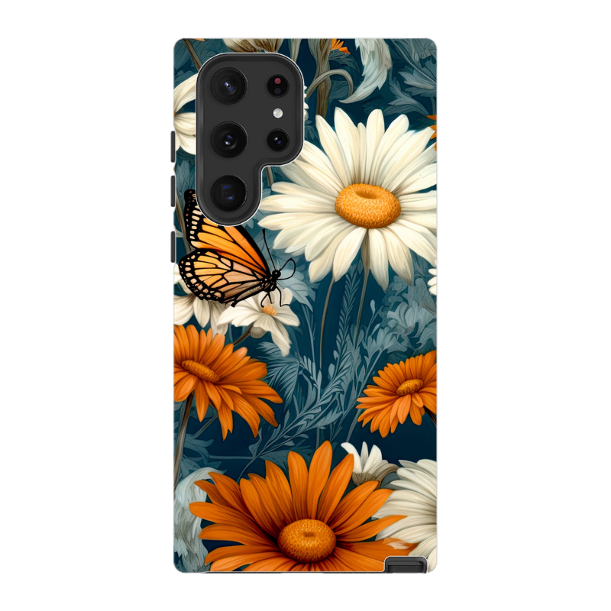 Samsung Tough Case - Butterfly Daisies
