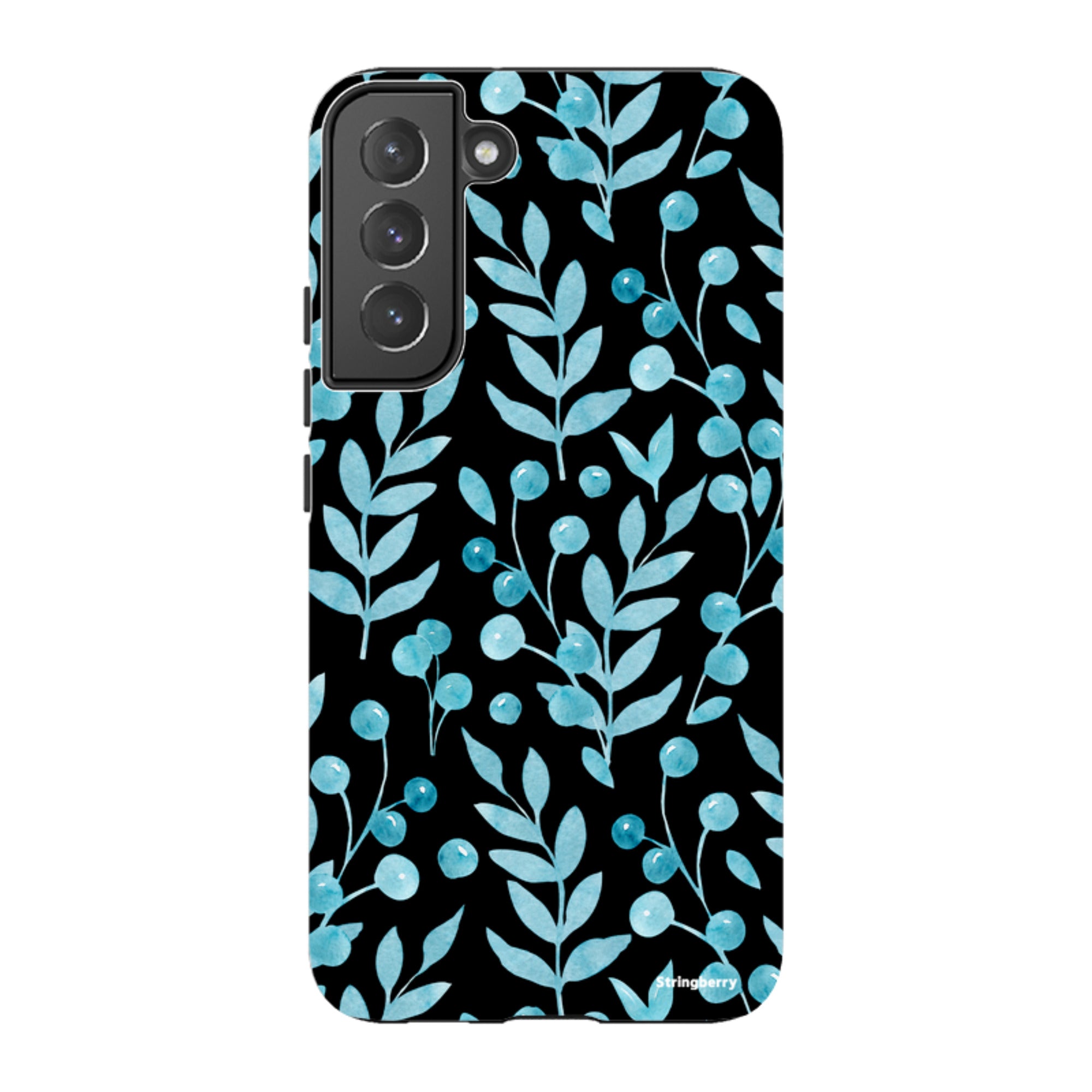 Samsung Tough Case - Blue Xmas Florals