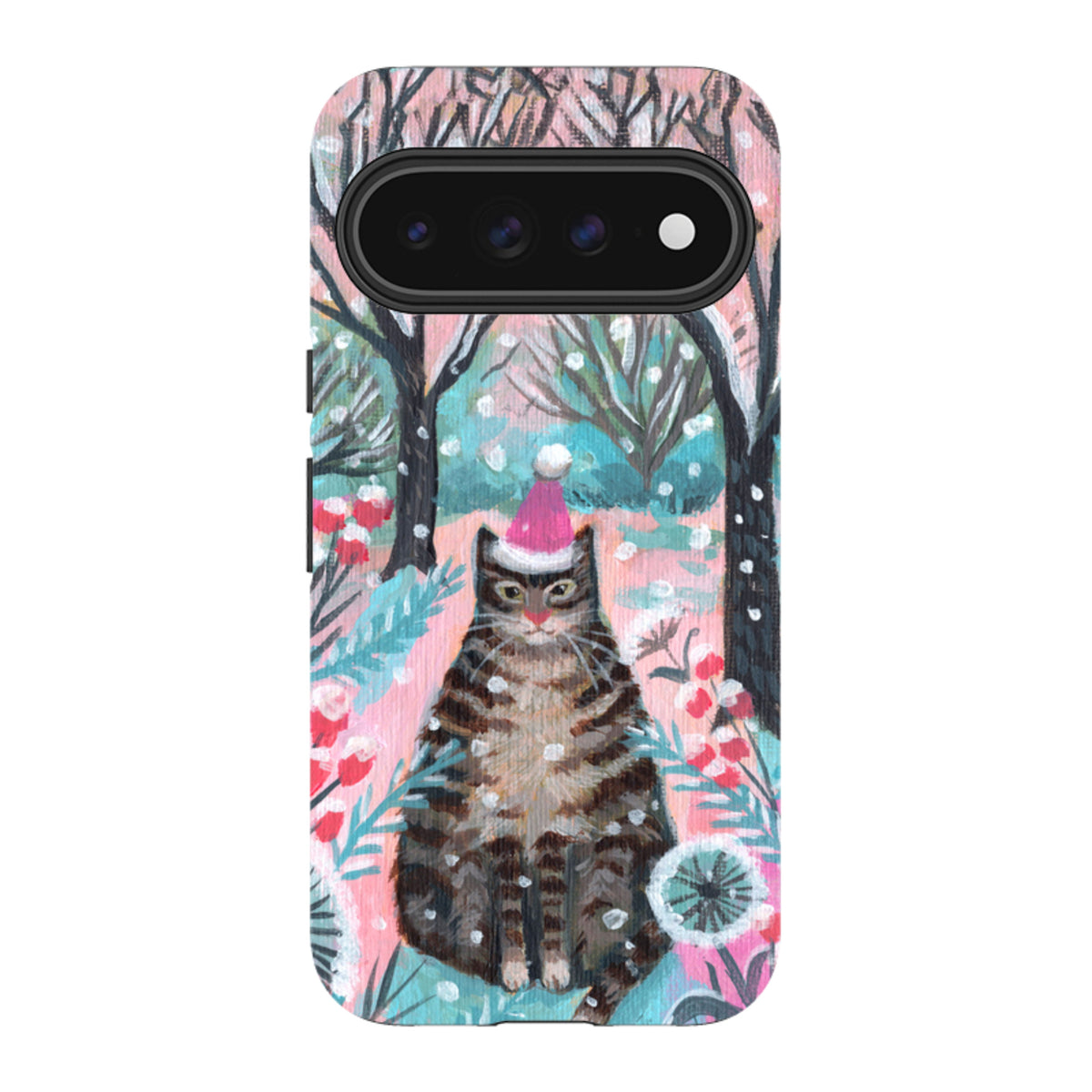 Google Tough Case - Snow Tabby By Mary Stubberfield