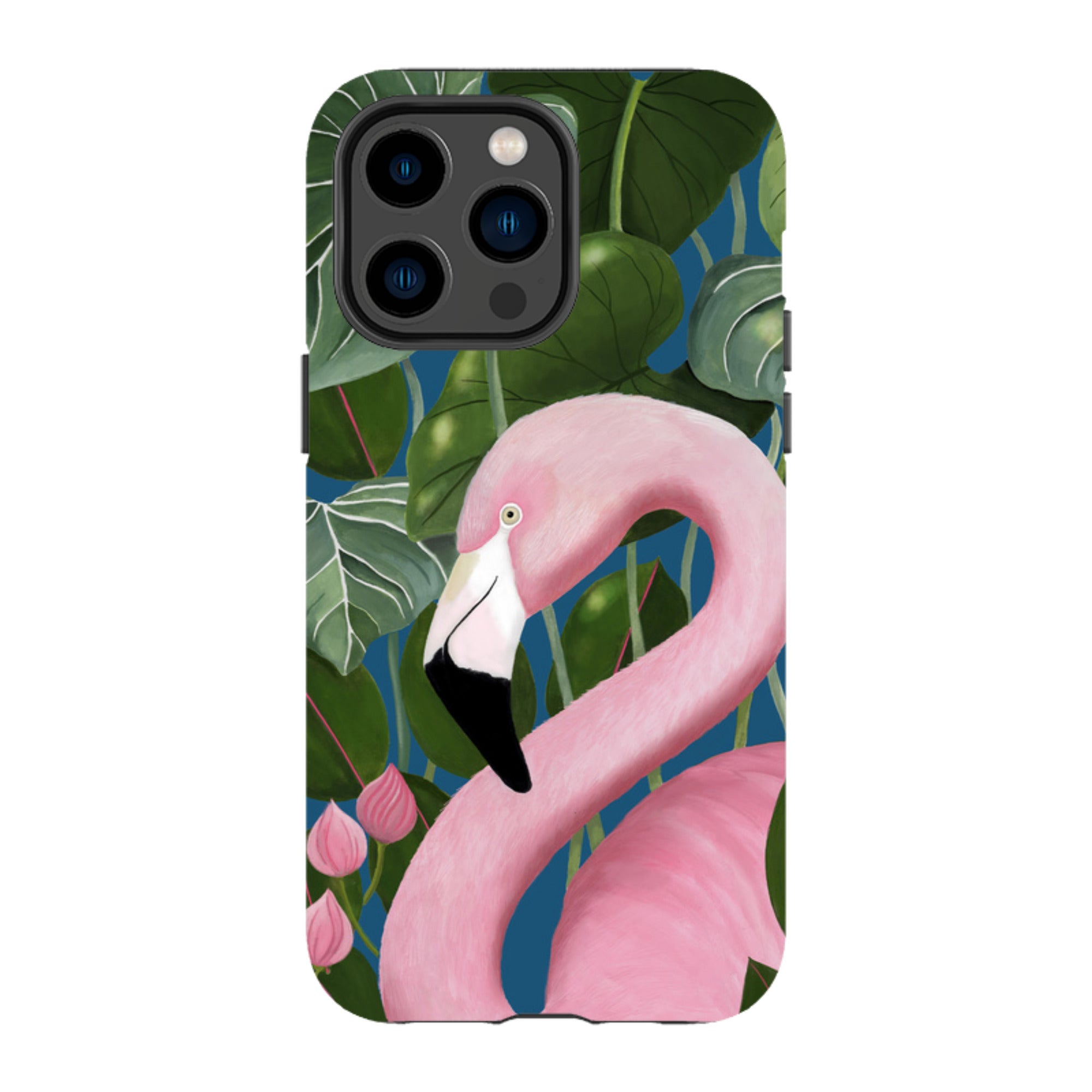 iPhone Tough Case - Flamingo By Bex Parkin