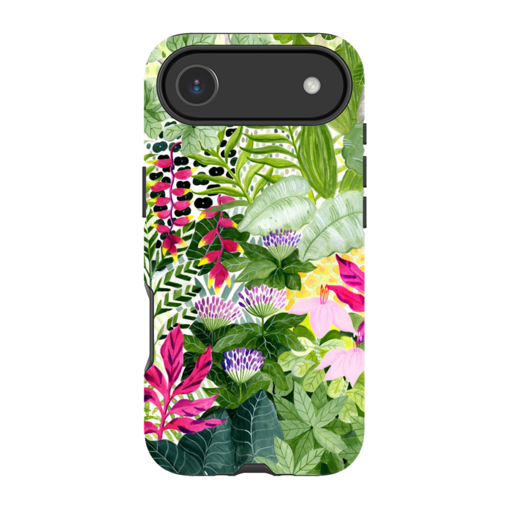 iPhone Tough Case - Pink Botanical By Bex Parkin