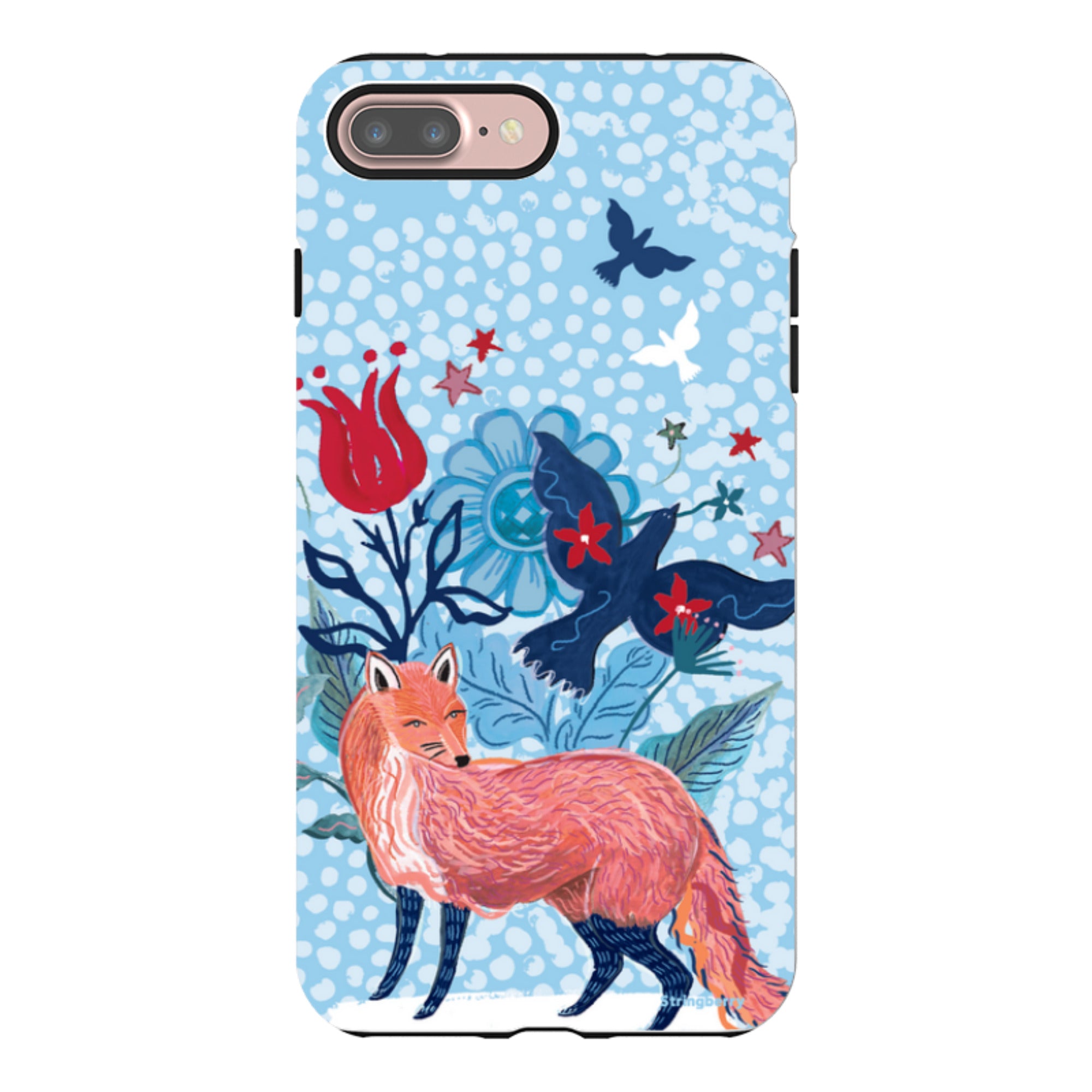 iPhone Tough Case - Fox By Emma Frances Grant