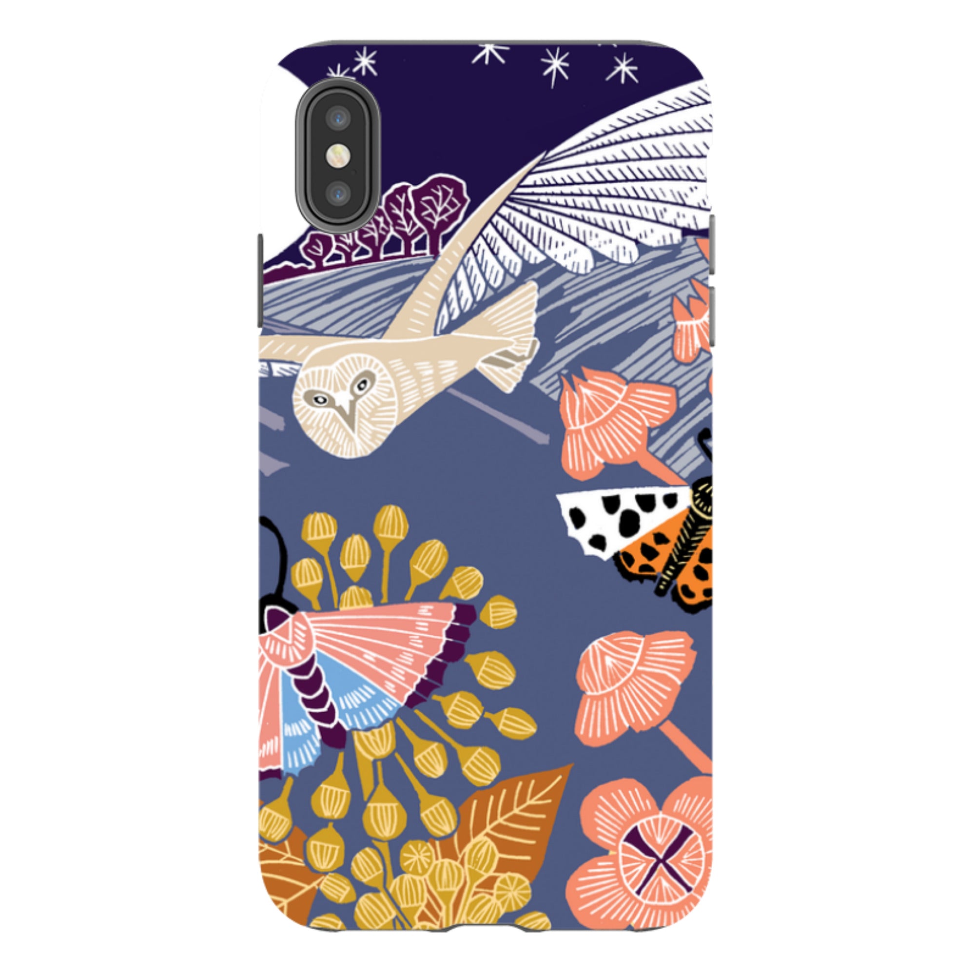 iPhone Tough Case - Evening Barn Owl By Kate Heiss