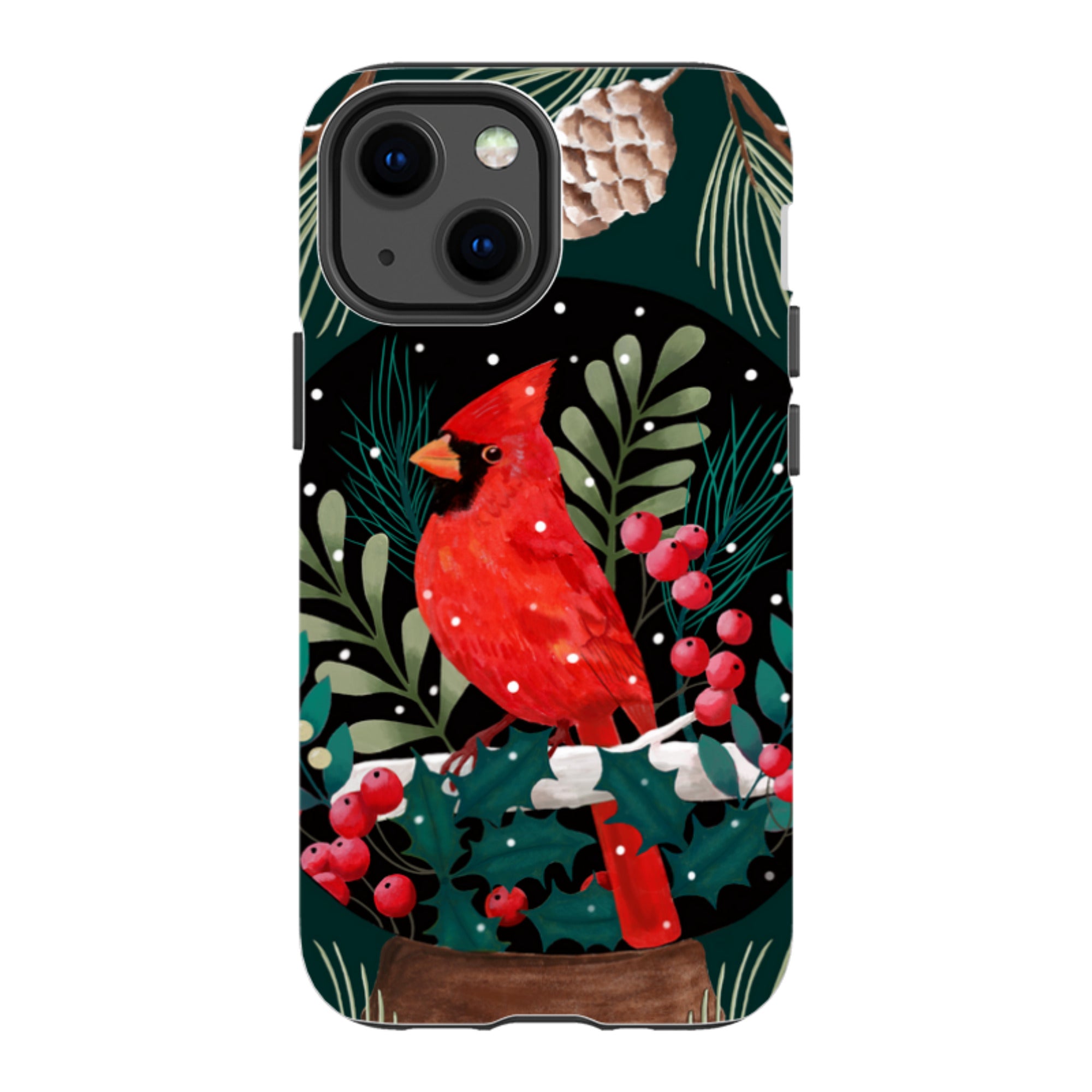 iPhone Tough Case - Red Cardinal By Bex Parkin