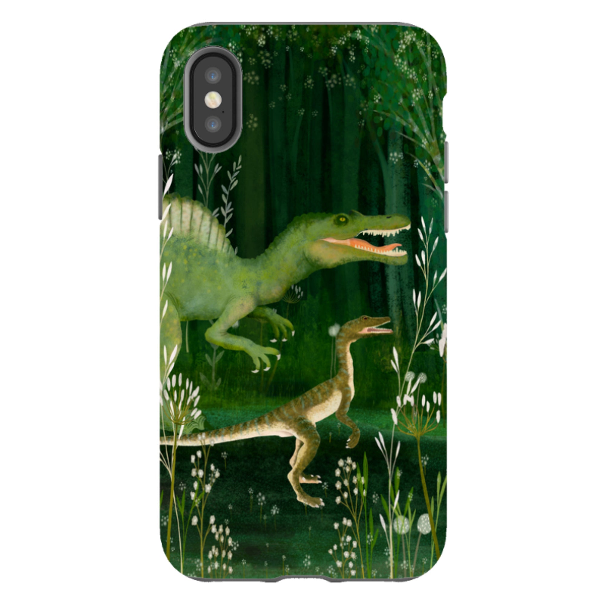 iPhone Tough Case - Dino Park II By Katherine Quinn