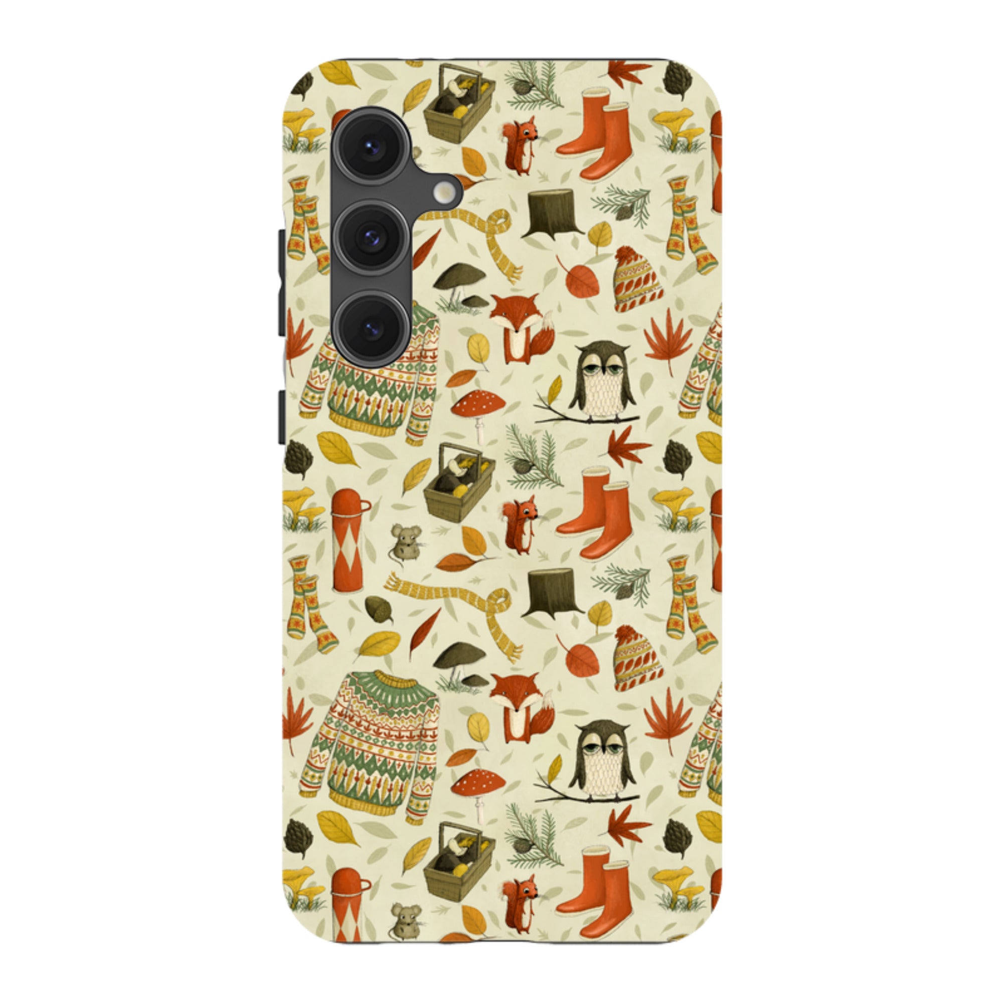 Samsung Tough Case - Autumn Pattern By Maja Lindberg