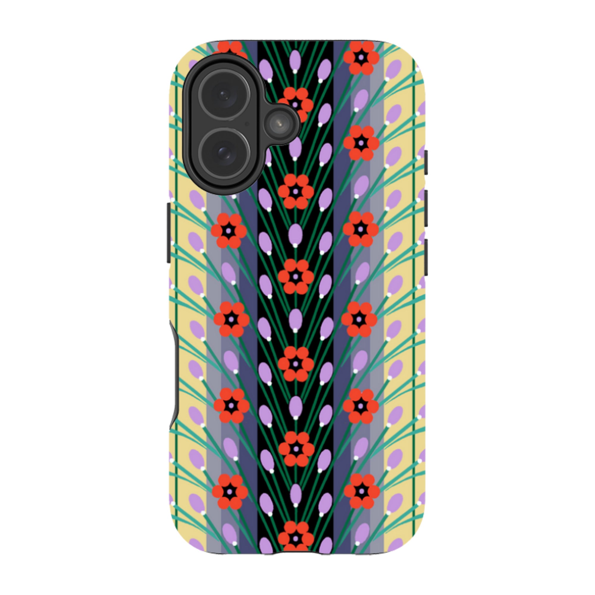 iPhone MagSafe Tough Case - Lavender Yellow By Cressida Bell