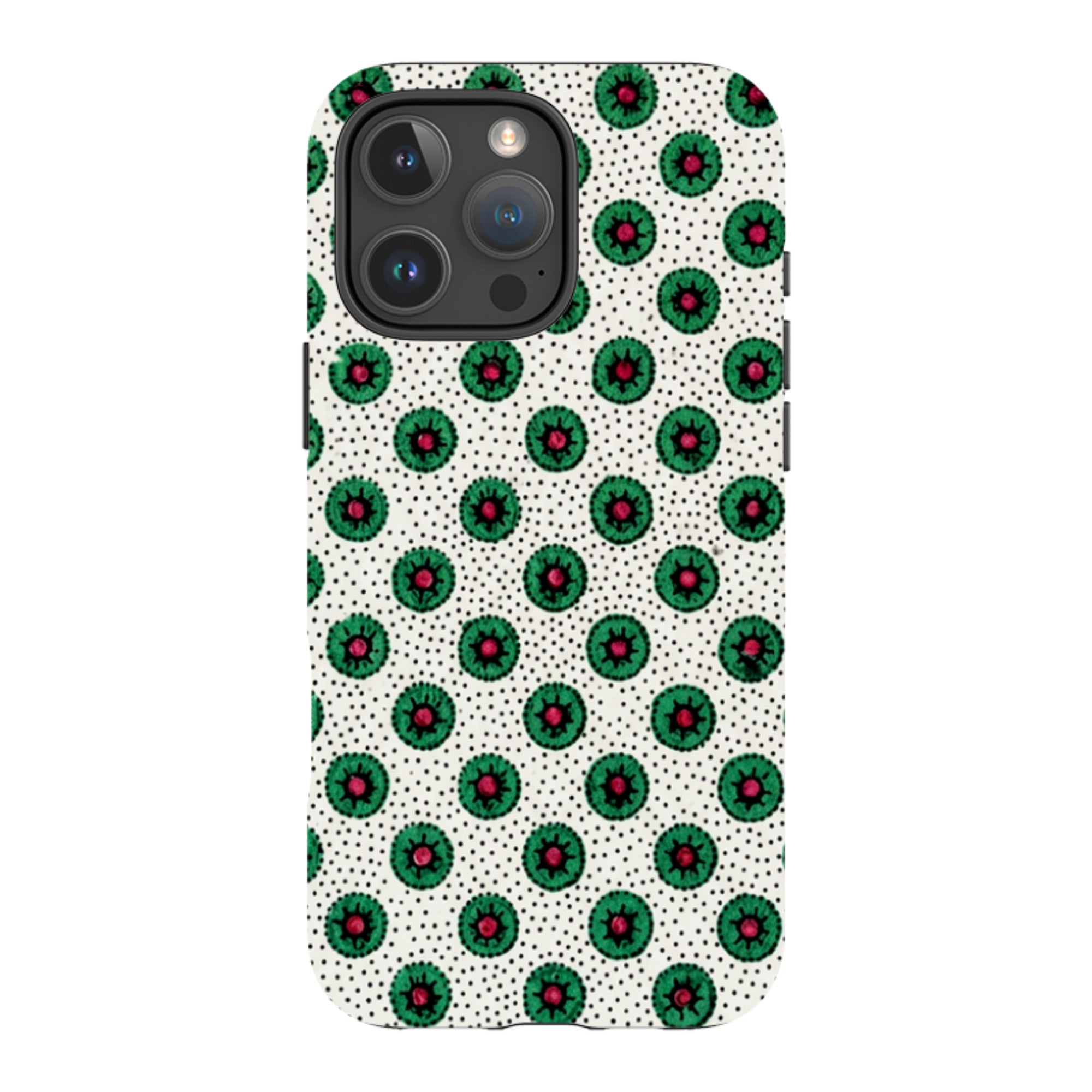 iPhone Tough Case - Green Medallion