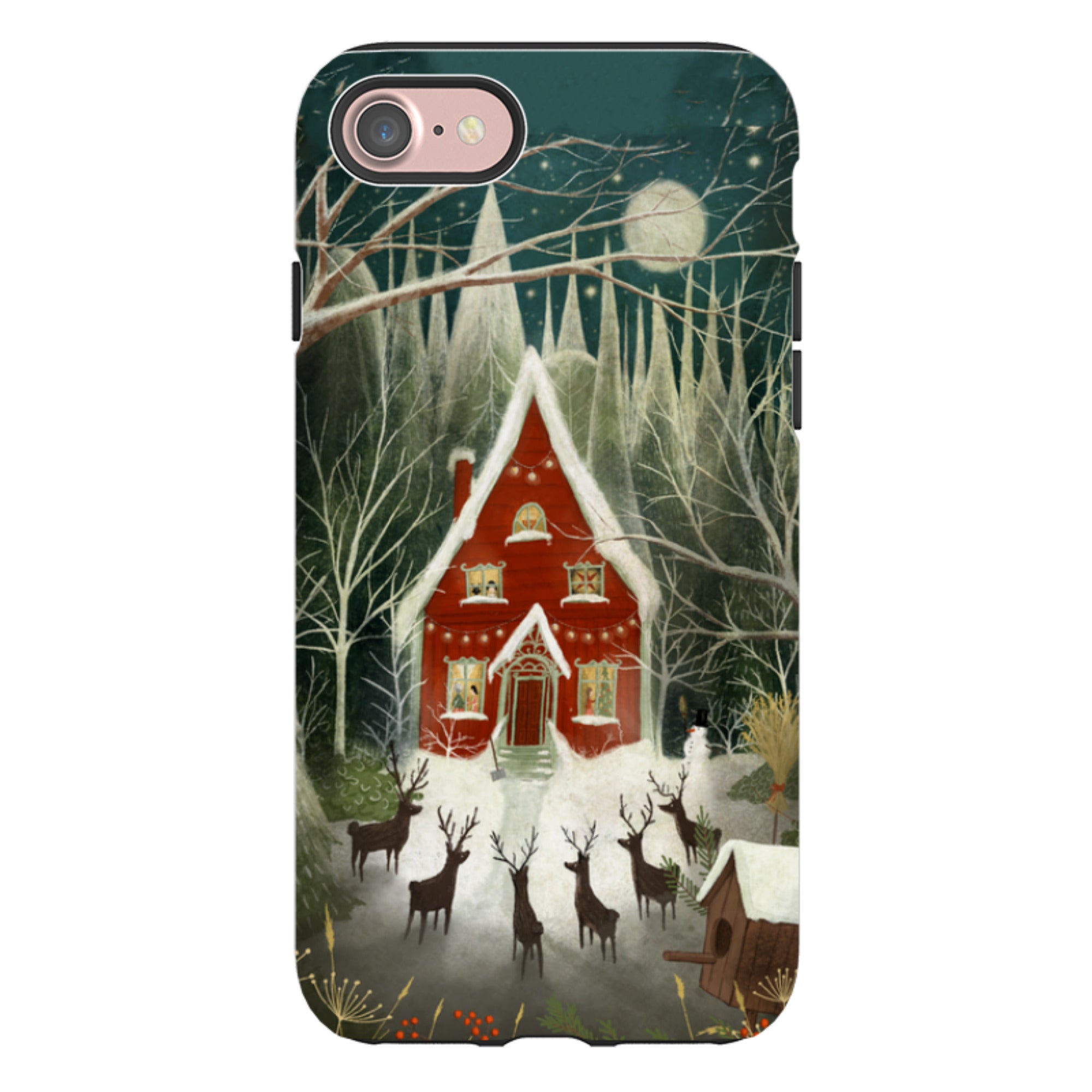 iPhone Tough Case -Christmas Garden Night By Maja Lindberg