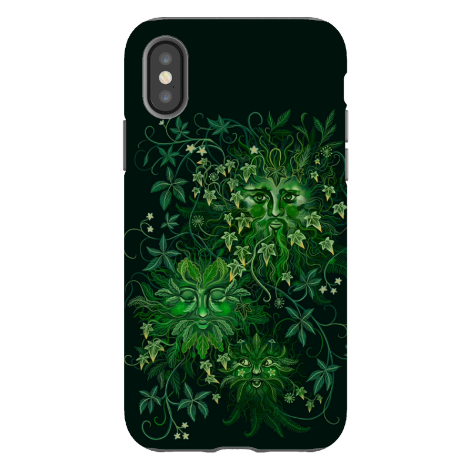 iPhone Tough Case - Green Man By Anna Stead