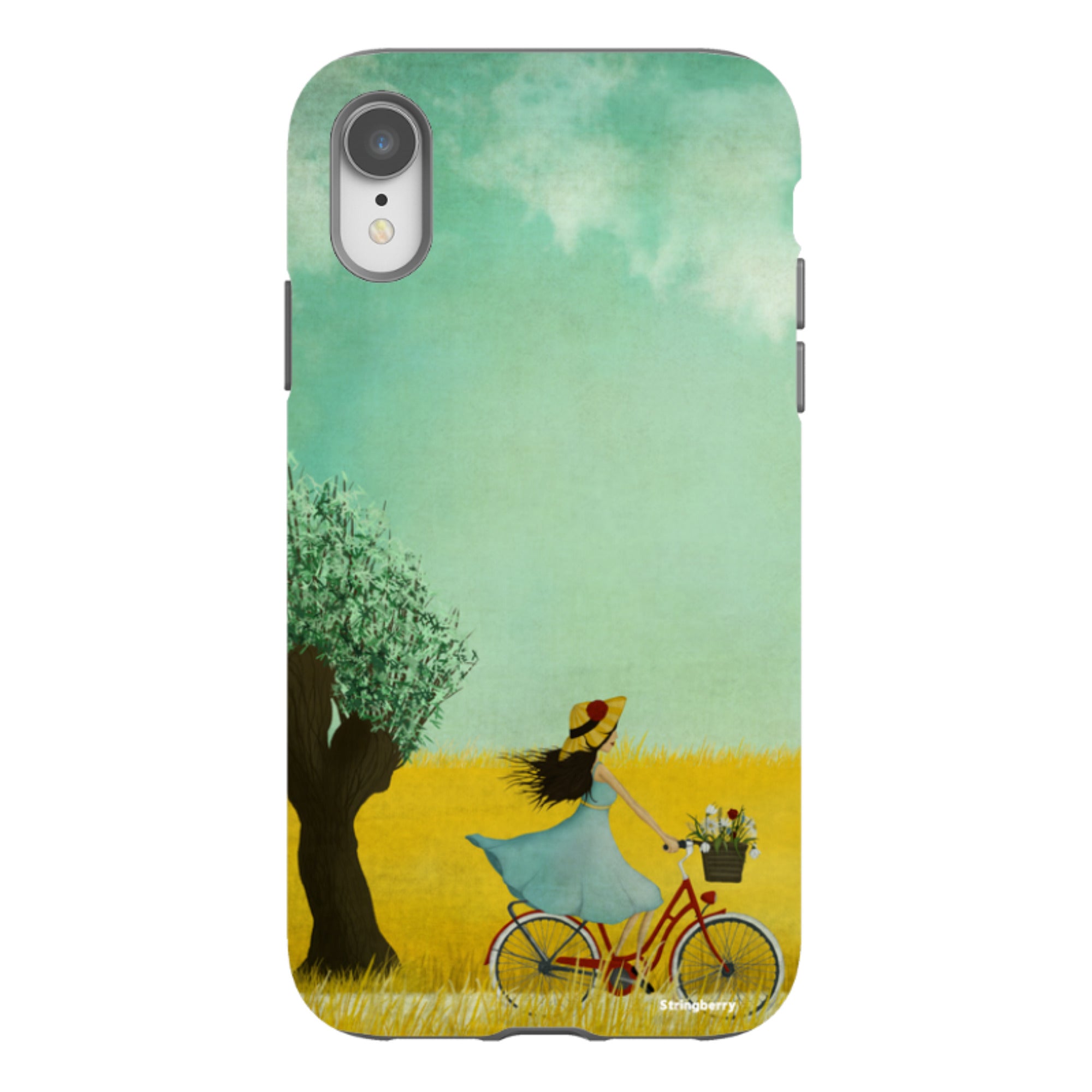 iPhone Tough Case - Bike Ride By Maja Lindberg